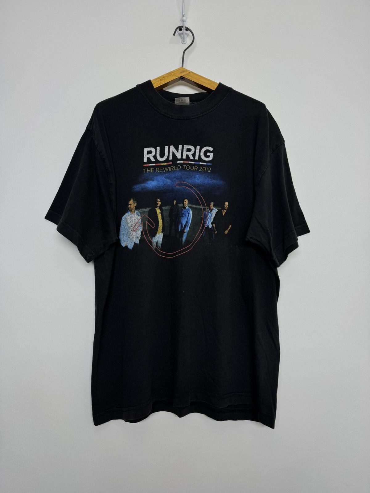 Hanes T-shirt Runrig Tour 2012 vintage cool Washed Size US L / EU 52-54 / 3 - 1 Thumbnail