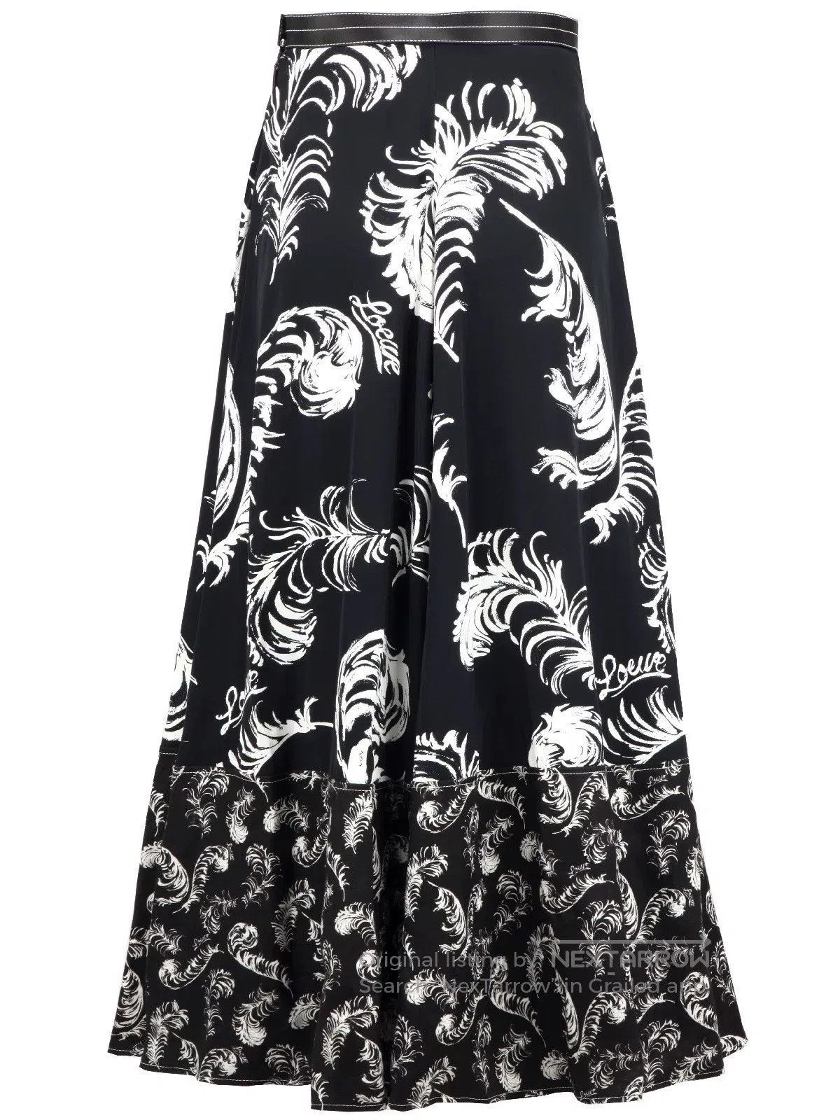 Loewe LOEWE Floral Print A-Line Skirt. Size 33" - 2 Thumbnail