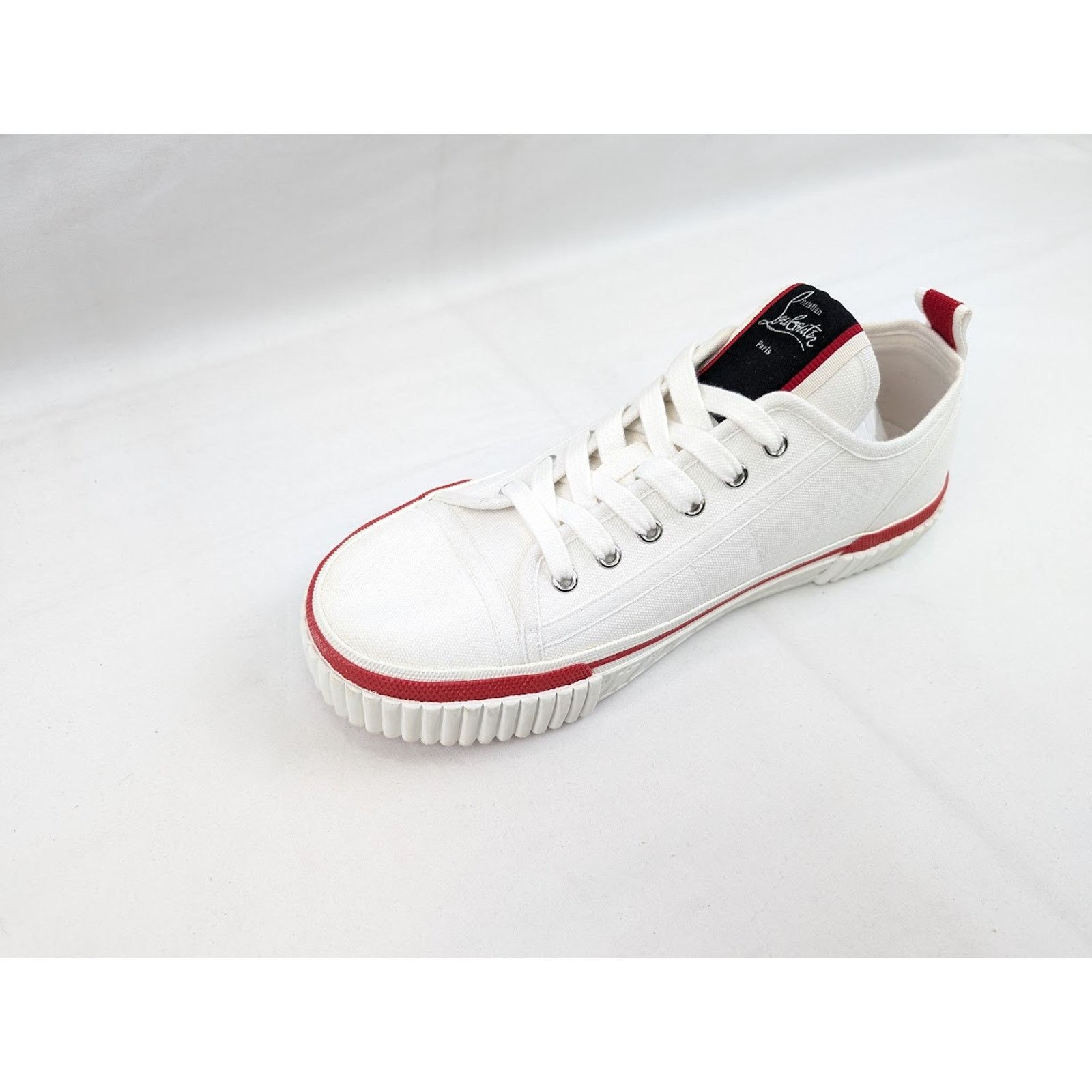 Christian Louboutin o1rshd1 Pedro Boat Flat Sneakers in White Size US 13 / EU 46 - 8 Thumbnail