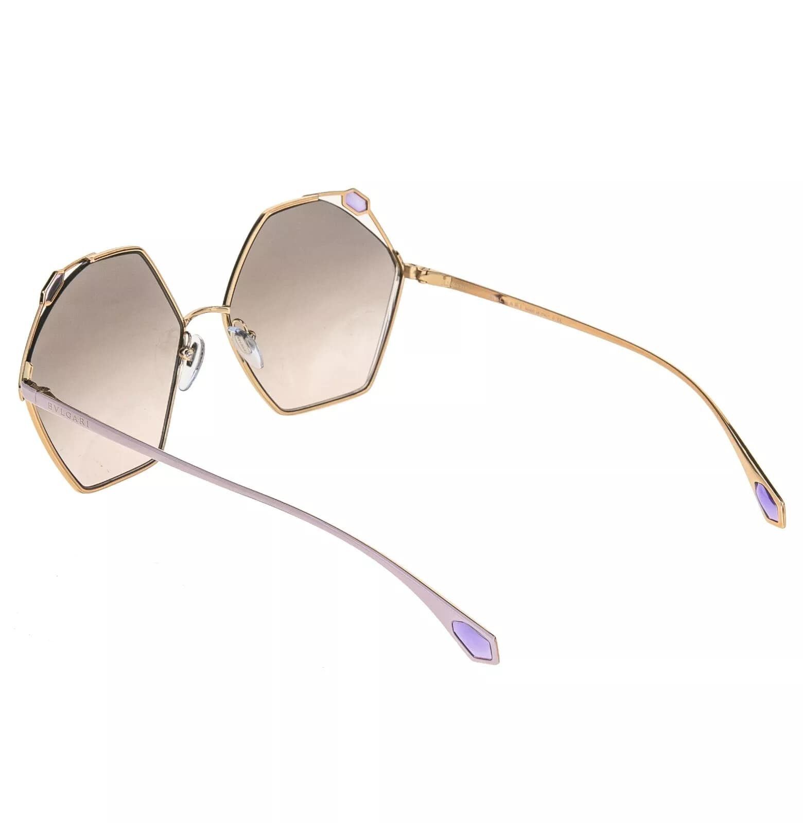 Bvlgari BVLGARI SERPENTEYES BV6160 Pink Enamel Jewel Sunglasses 6160 Size ONE SIZE - 3 Thumbnail