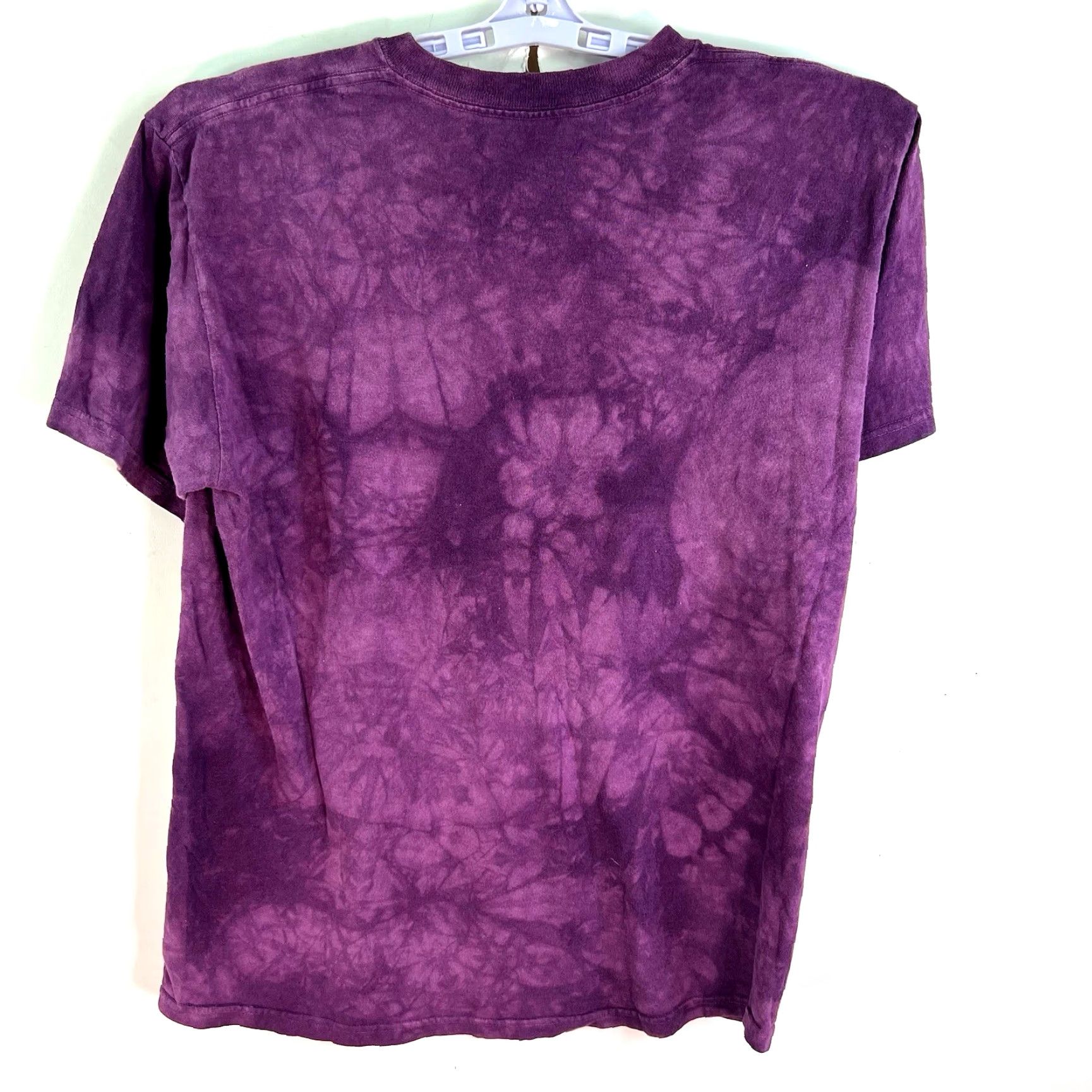 The Mountain The Mountain Mens T-Shirt 2010s Sun Face Tie-Dye Crew Neck Short Sleeve Purple Graphic Print All Seasons Size US M / EU 48-50 / 2 - 5 Thumbnail