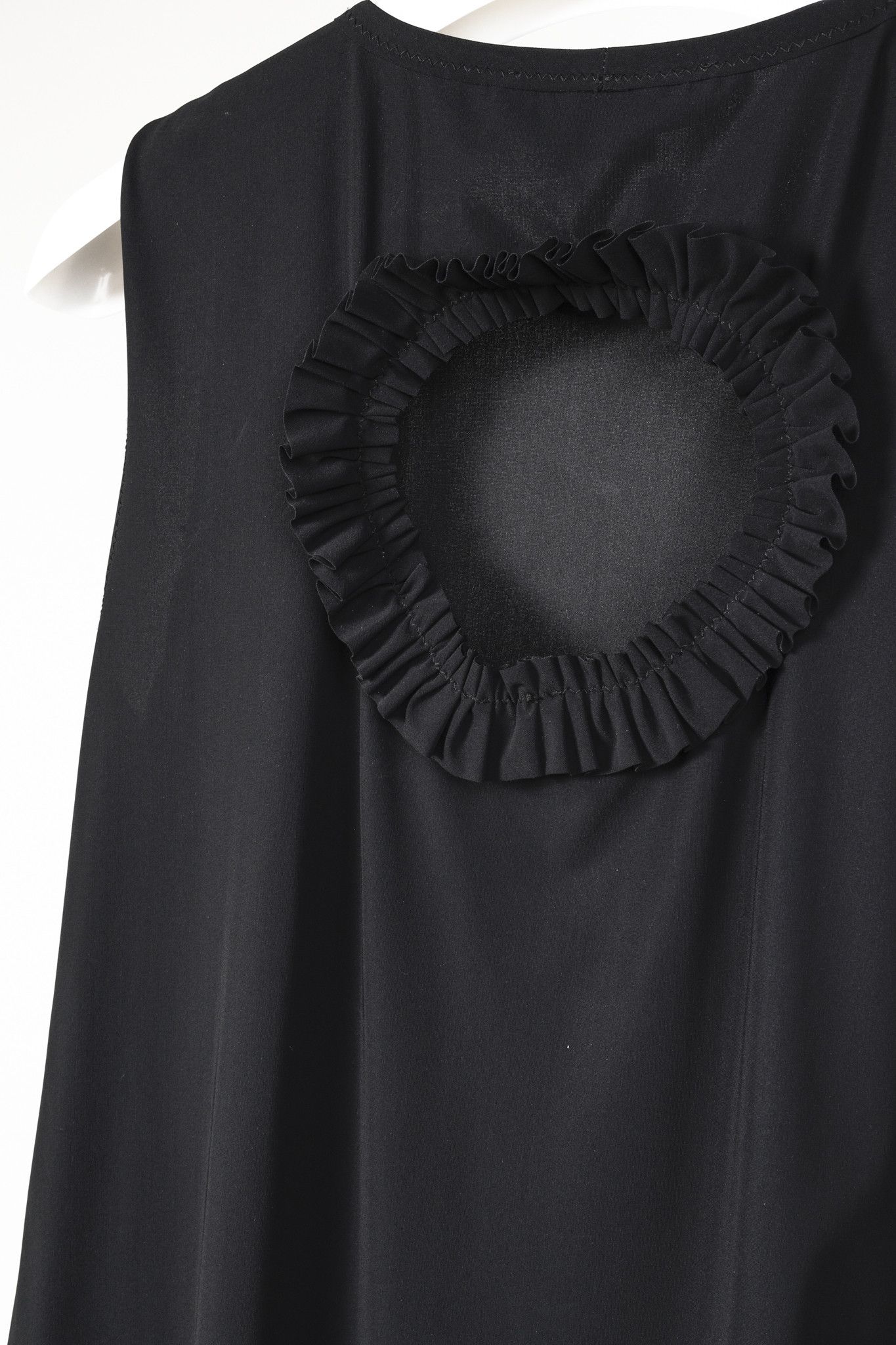 Marie Saint Pierre Marie Saint Pierre Black Cut-Out Back Dress Size M / US 6-8 / IT 42-44 - 6 Thumbnail