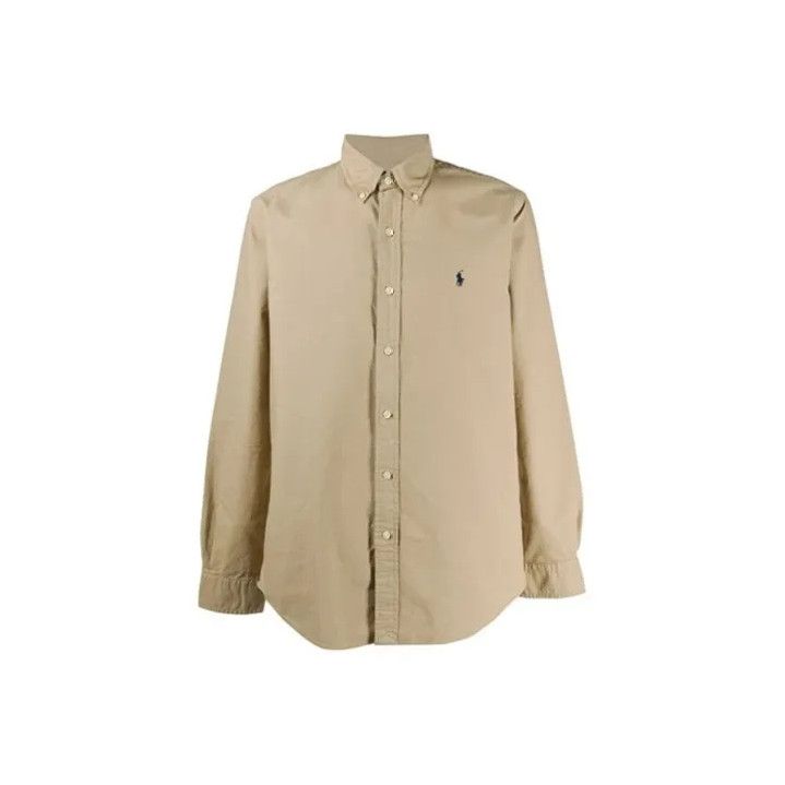 Polo Ralph Lauren Polo Ralph Lauren Solid Logo Embroidered Long-Sleeve Shirt Size US S / EU 44-46 / 1 - 1 Thumbnail
