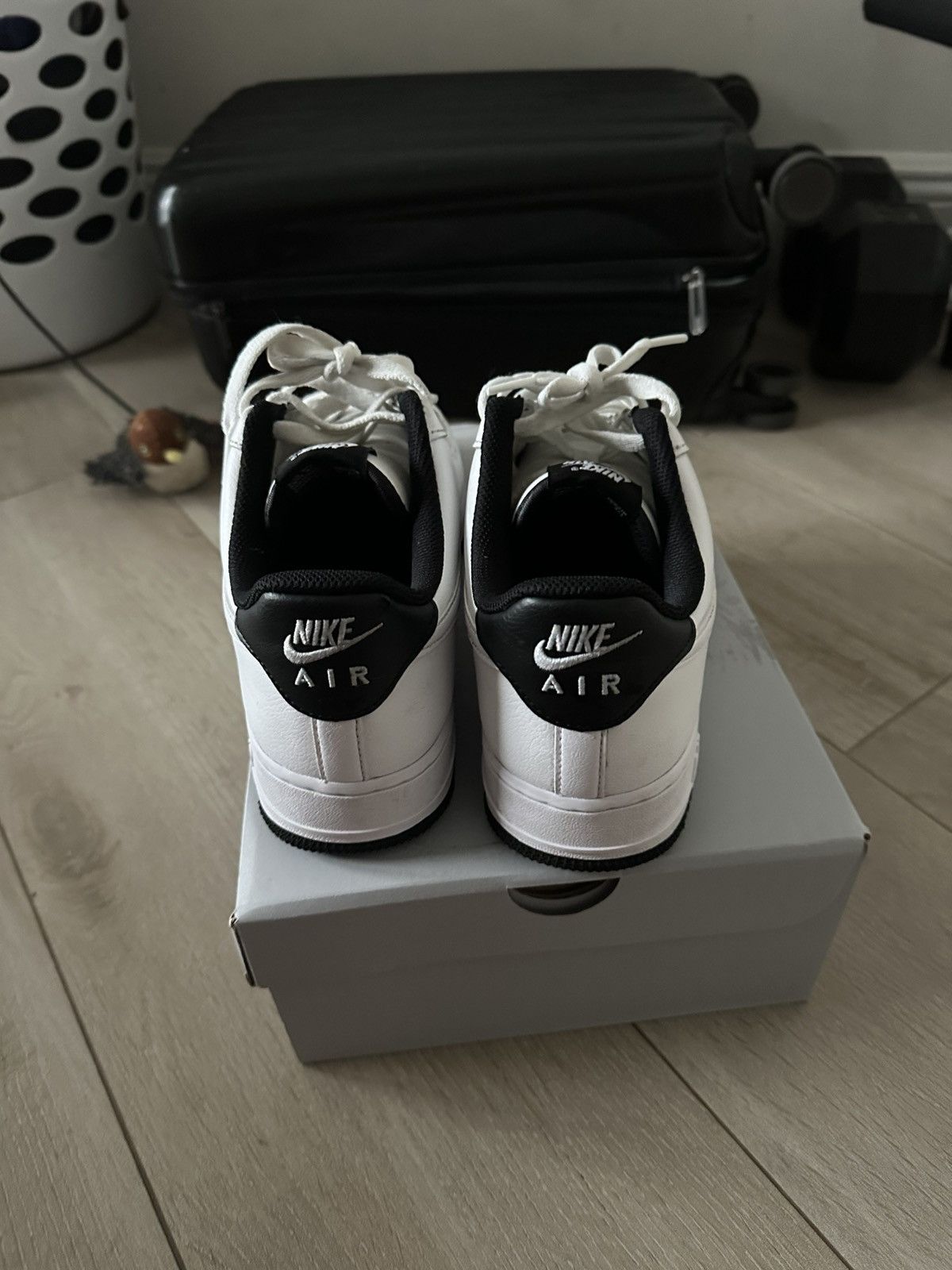 Nike Air Force 1 low white black (2022) Size US 10.5 / EU 43-44 - 5 Thumbnail
