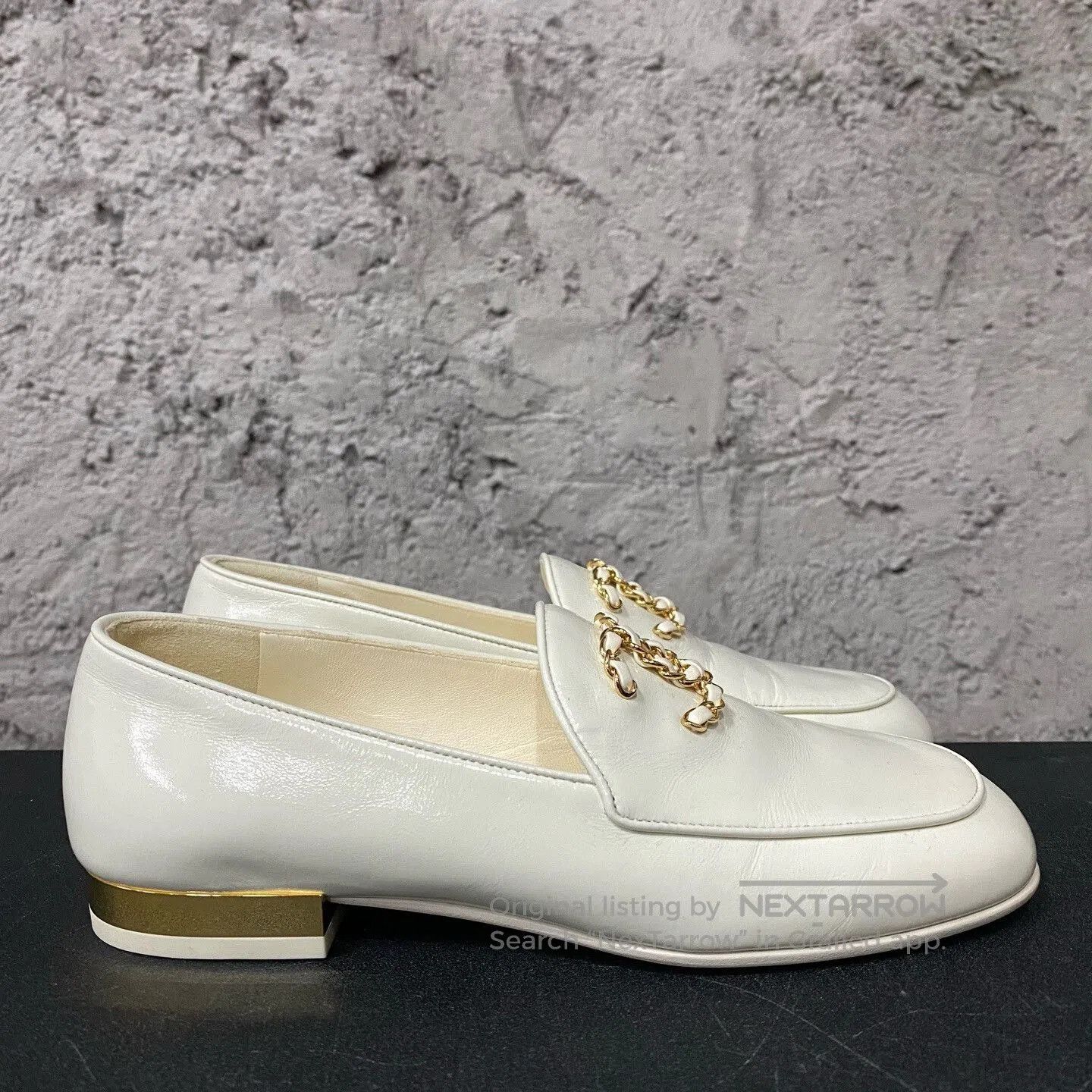 Chanel Chanel White Double C Loafers. Size US 4 / IT 34 - 1 Thumbnail