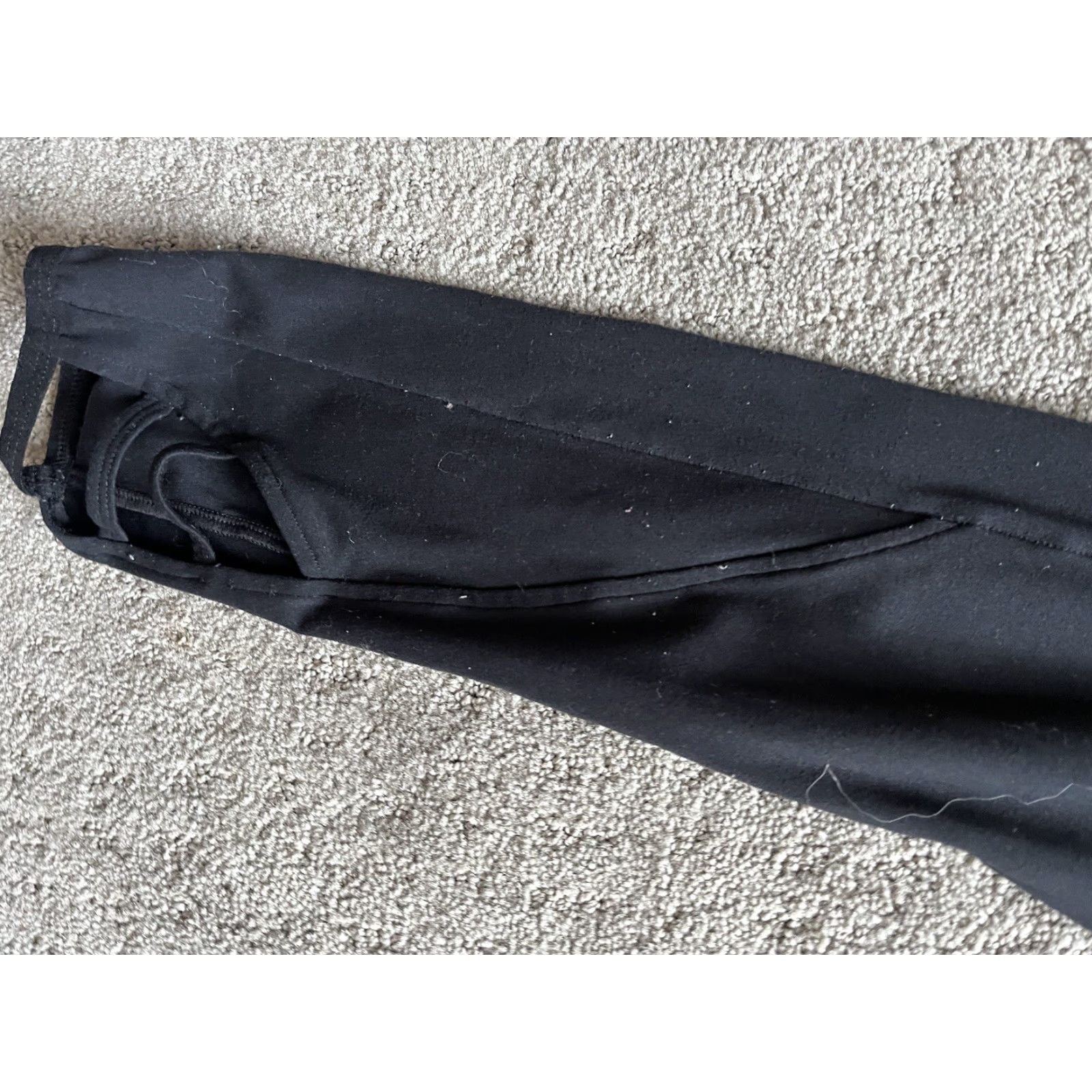 Gymshark VINTAGE Gymshark Leggings Women's Small Activewear Workout Full Length Black Compression Athleisure Size 28" / US 6 / IT 42 - 4 Thumbnail