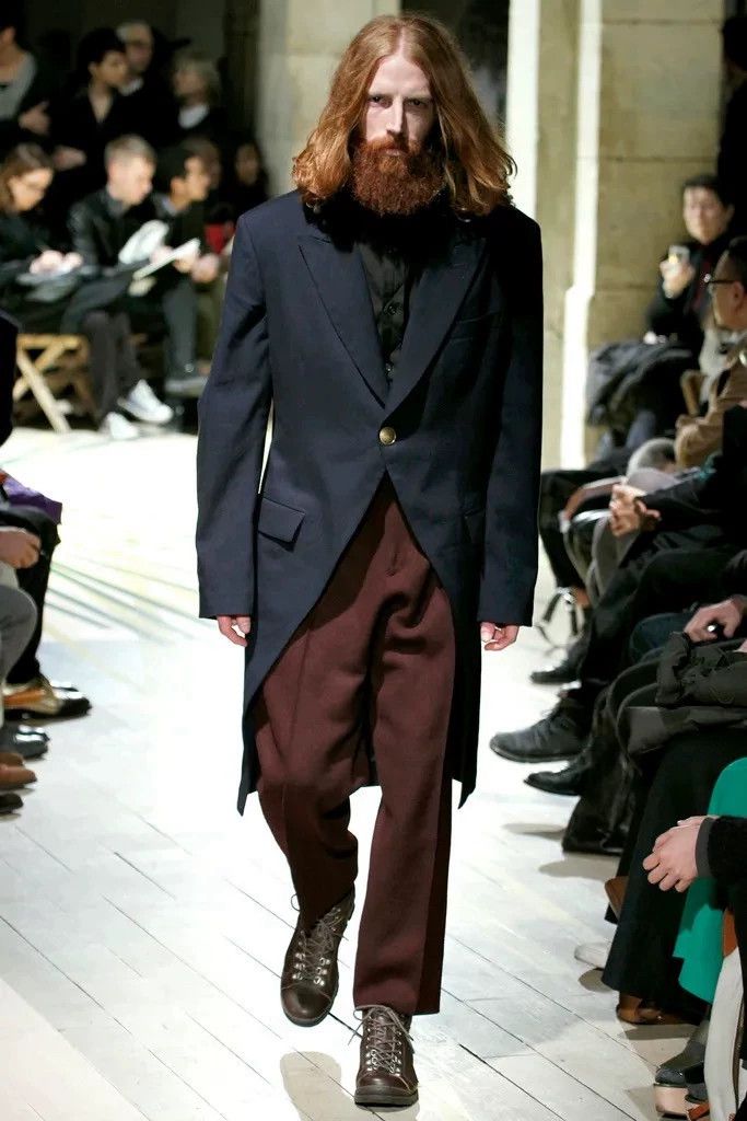 Yohji Yamamoto Yohji Yamamoto 12AW Burgundy Wool Tapered 2 Size US 32 / EU 48 - 9 Thumbnail