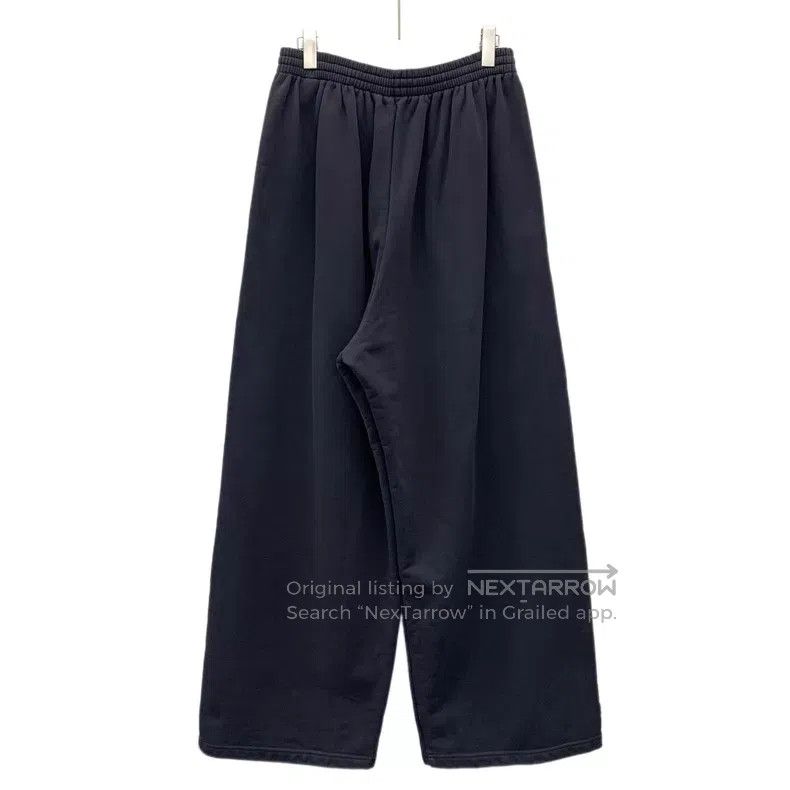 Balenciaga Balenciaga size S Black Logo Printed Casual Cotton Trouser Size US 27 - 2 Thumbnail