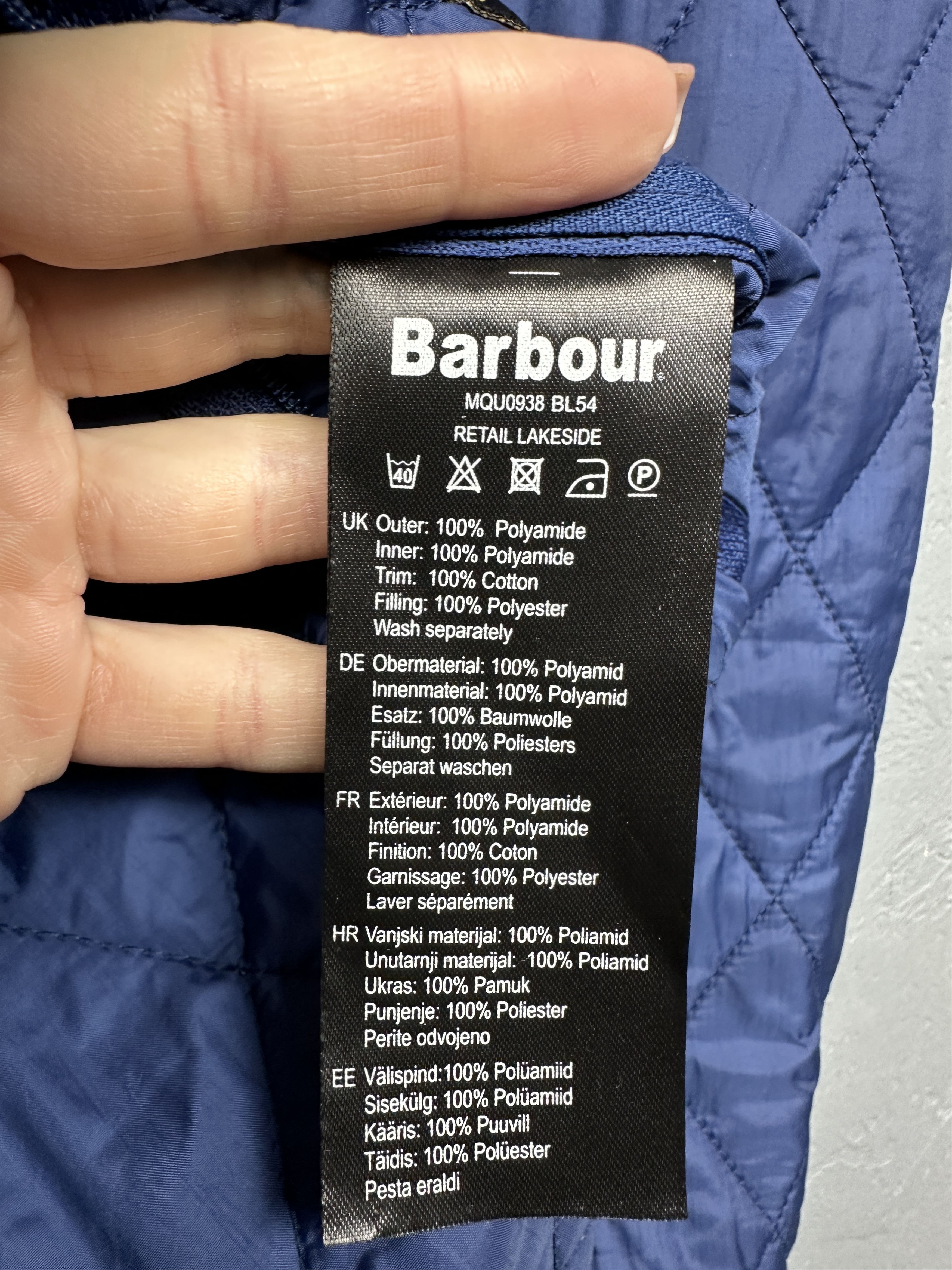 Barbour Barbour Retail Lakeside Mens Quilted Jacket Size US M / EU 48-50 / 2 - 7 Thumbnail