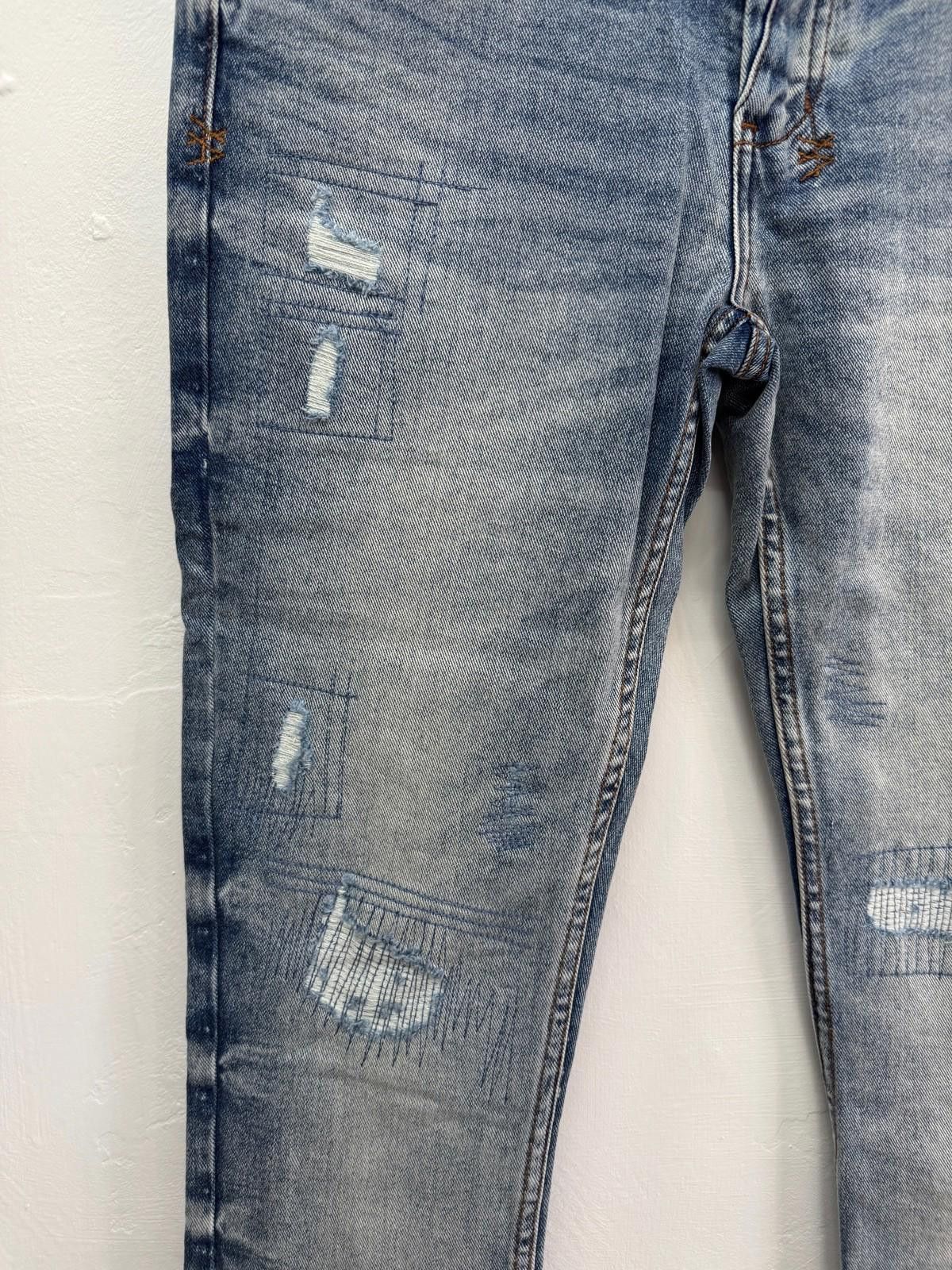 Ksubi new Ksubi mens denim jeans van winkle blue north trashed 32 Size US 32 / EU 48 - 4 Thumbnail