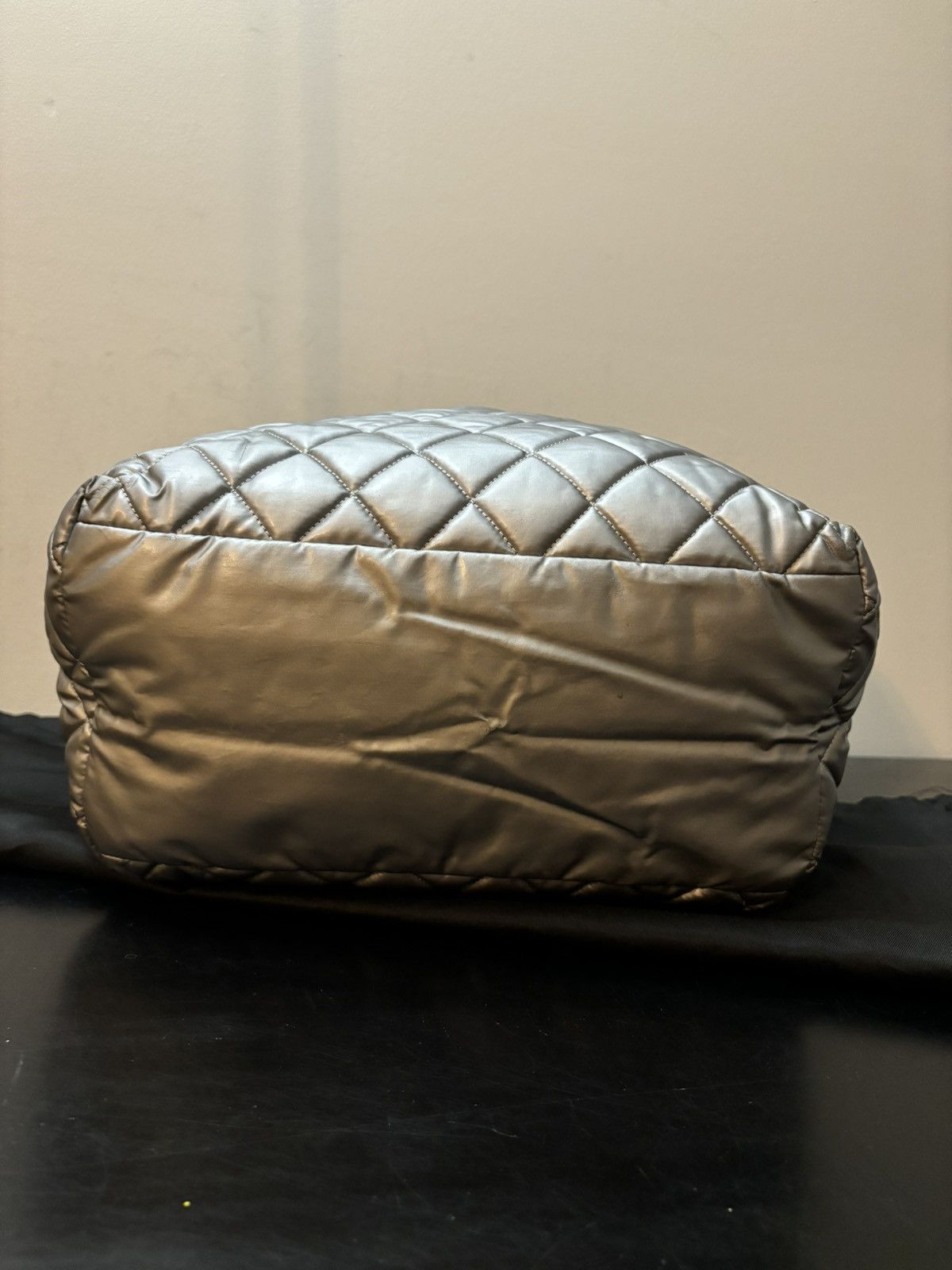 Chanel Chanel Coco Cocoon Leather Hand Bag Grey Size ONE SIZE - 7 Thumbnail