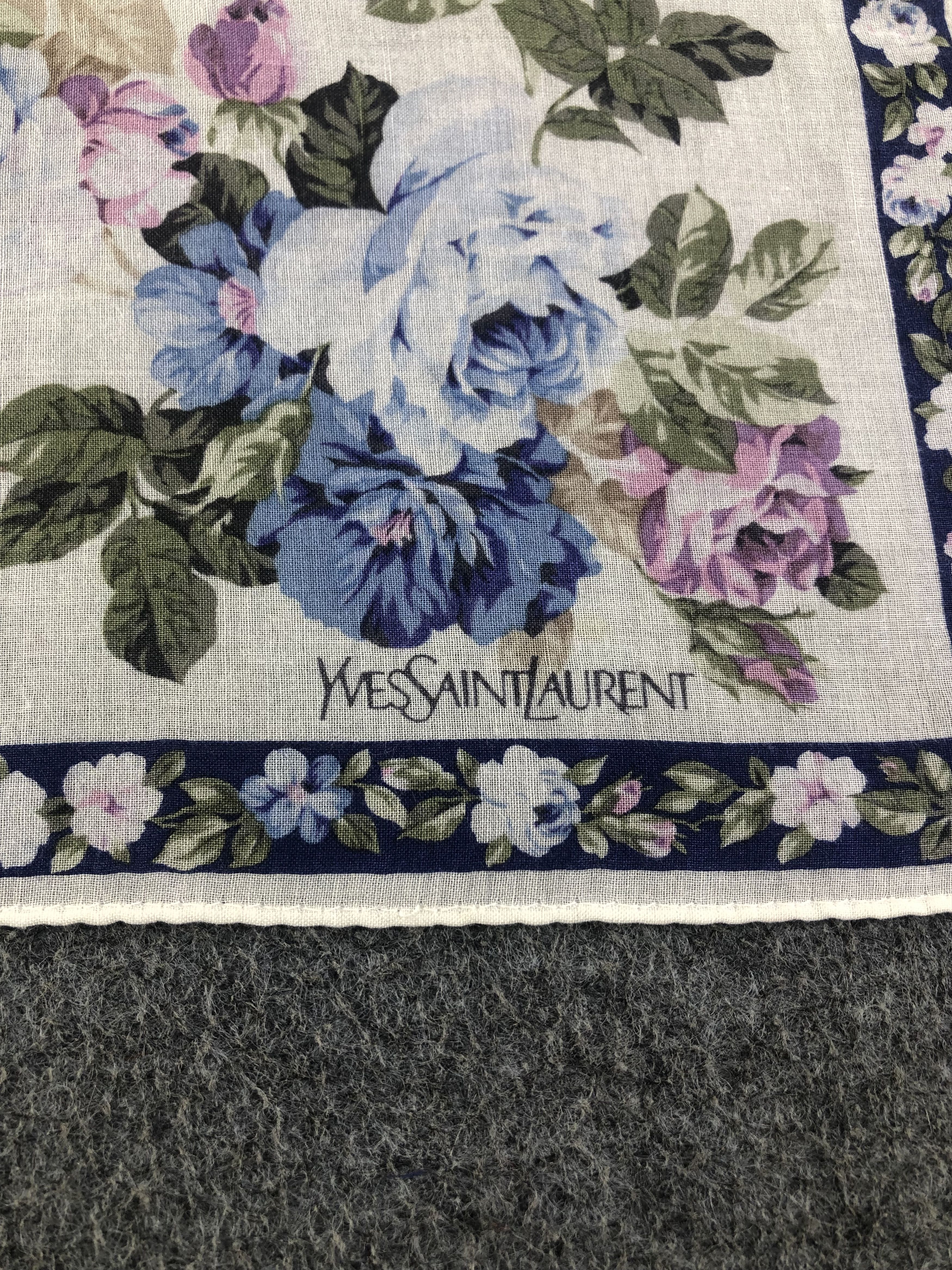Yves Saint Laurent Yves Saint Laurent Handkerchief / Bandana / Neckerchief Size ONE SIZE - 5 Thumbnail