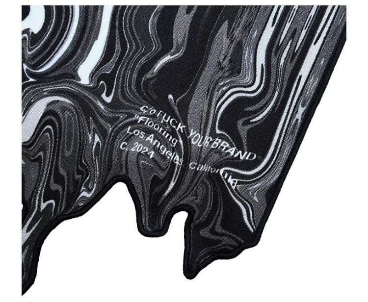 Other FUCK YOUR BRAND “FUCK OFF” DRIPPED RUG Size ONE SIZE - 3 Thumbnail