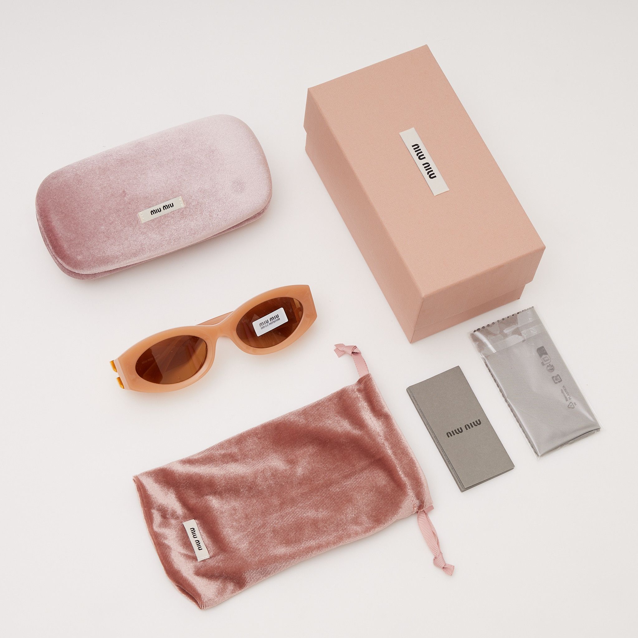 Miu Miu MIU MIU MU 11WS 14H2Z1 Sunglasses CARAMEL Size ONE SIZE - 3 Thumbnail