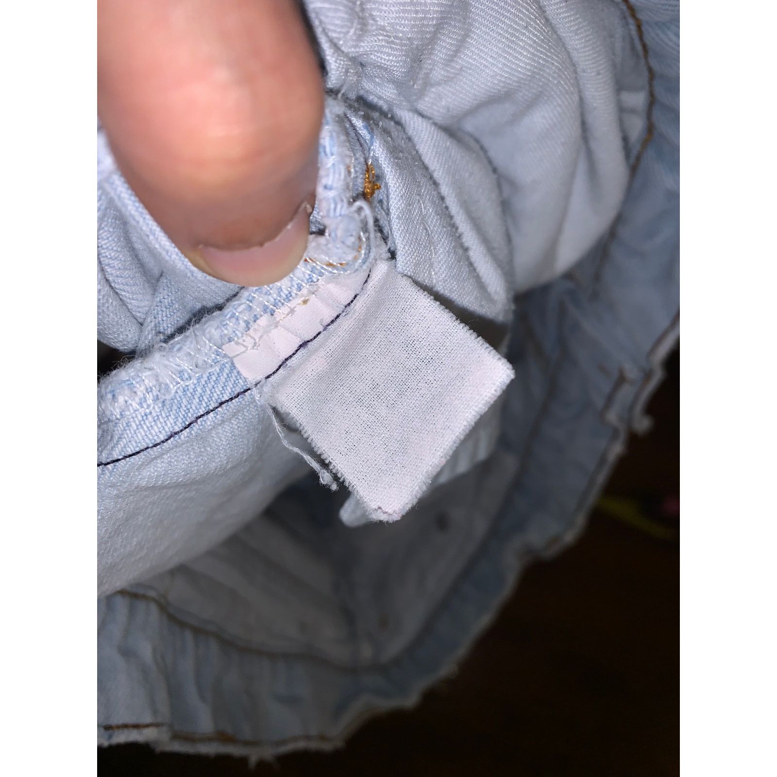 Levi's × Vintage VTG Levi's 505 Cut Off Denim Shorts Light Wash Distressed Size 31" - 5 Thumbnail