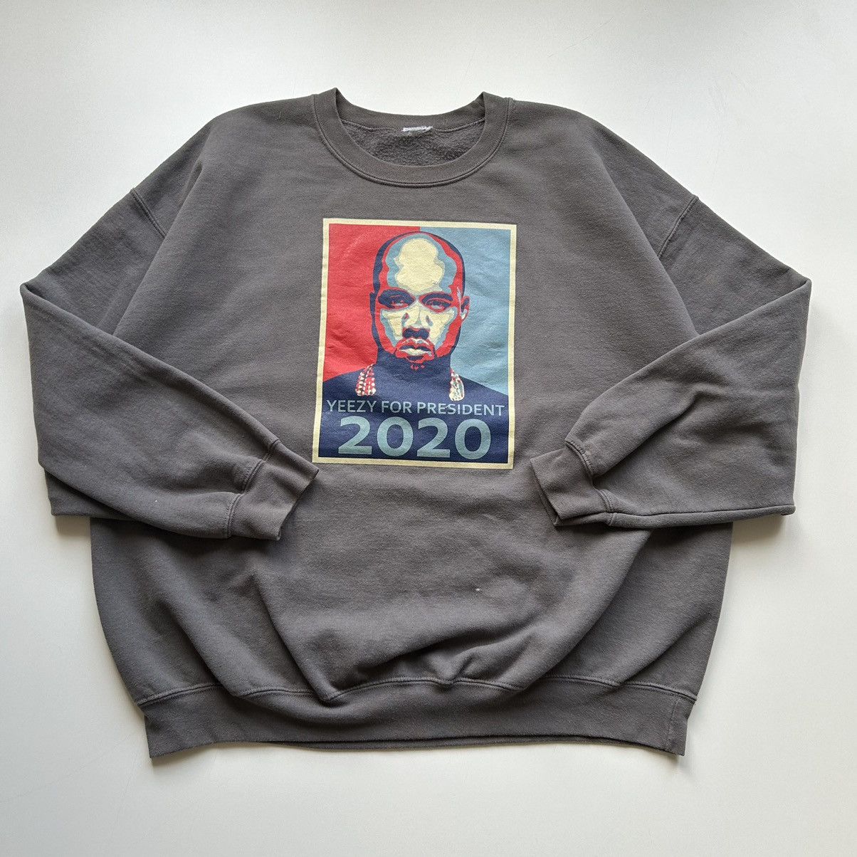 Vintage 2020 Yeezy For President Kanye West Graphic Crewneck 2XL Size US XXL / EU 58 / 5 - 1 Thumbnail