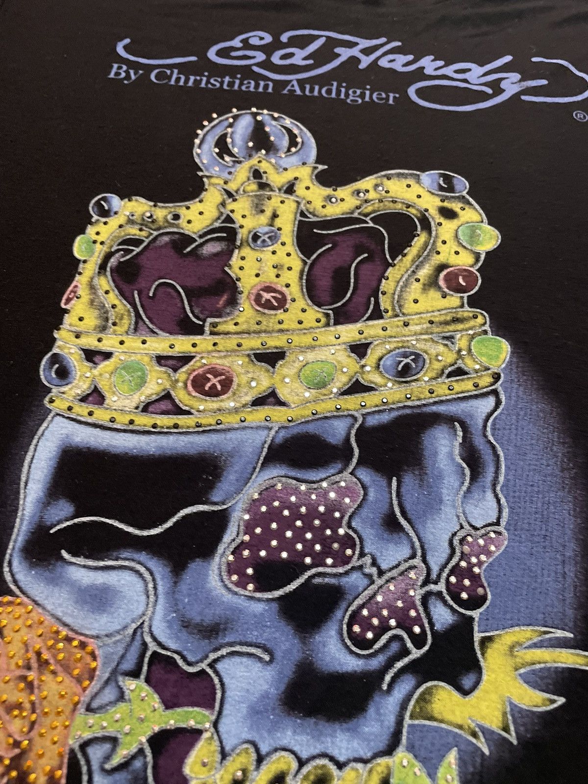 Christian Audigier Vintage Ed Hardy T-shirt Size US L / EU 52-54 / 3 - 6 Thumbnail
