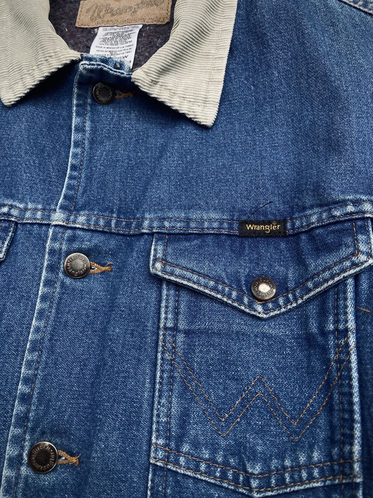 Wrangler Vintage 90s Wrangler Western Denim Jacket Size US L / EU 52-54 / 3 - 6 Thumbnail