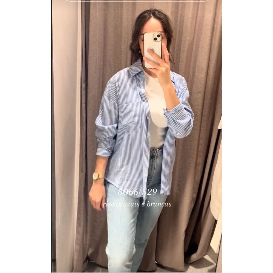 Zara ZARA BNWT 100% LINEN BASIC COLLARED SHIRT ALL SIZES REF. BLA Size S / US 4 / IT 40 - 2 Thumbnail