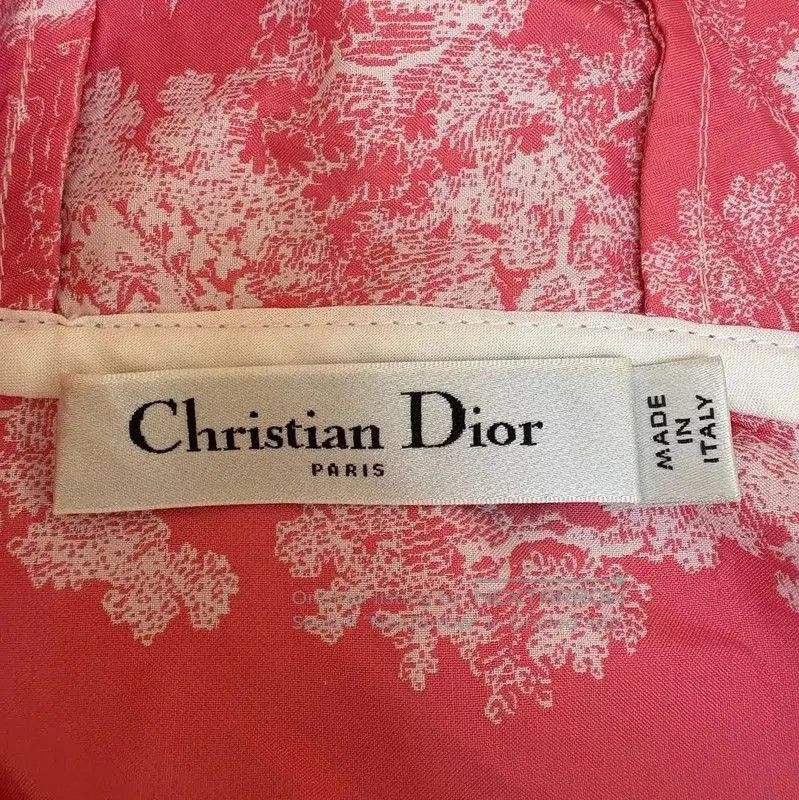 Dior Dior Pink Short Sleeve Cotton Dress . Size S / US 4 / IT 40 - 6 Thumbnail