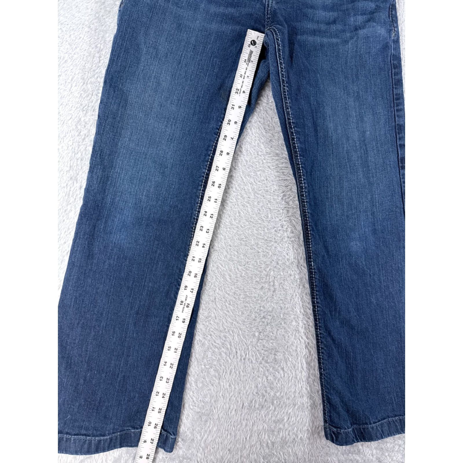Vintage Cruel Girl Jeans Womens Bootcut Denim Blue 27x28 5-Pocket Embroidered Stretch Regular Inseam 28 Closure Zip Size 27" / US 4 / IT 40 - 7 Thumbnail
