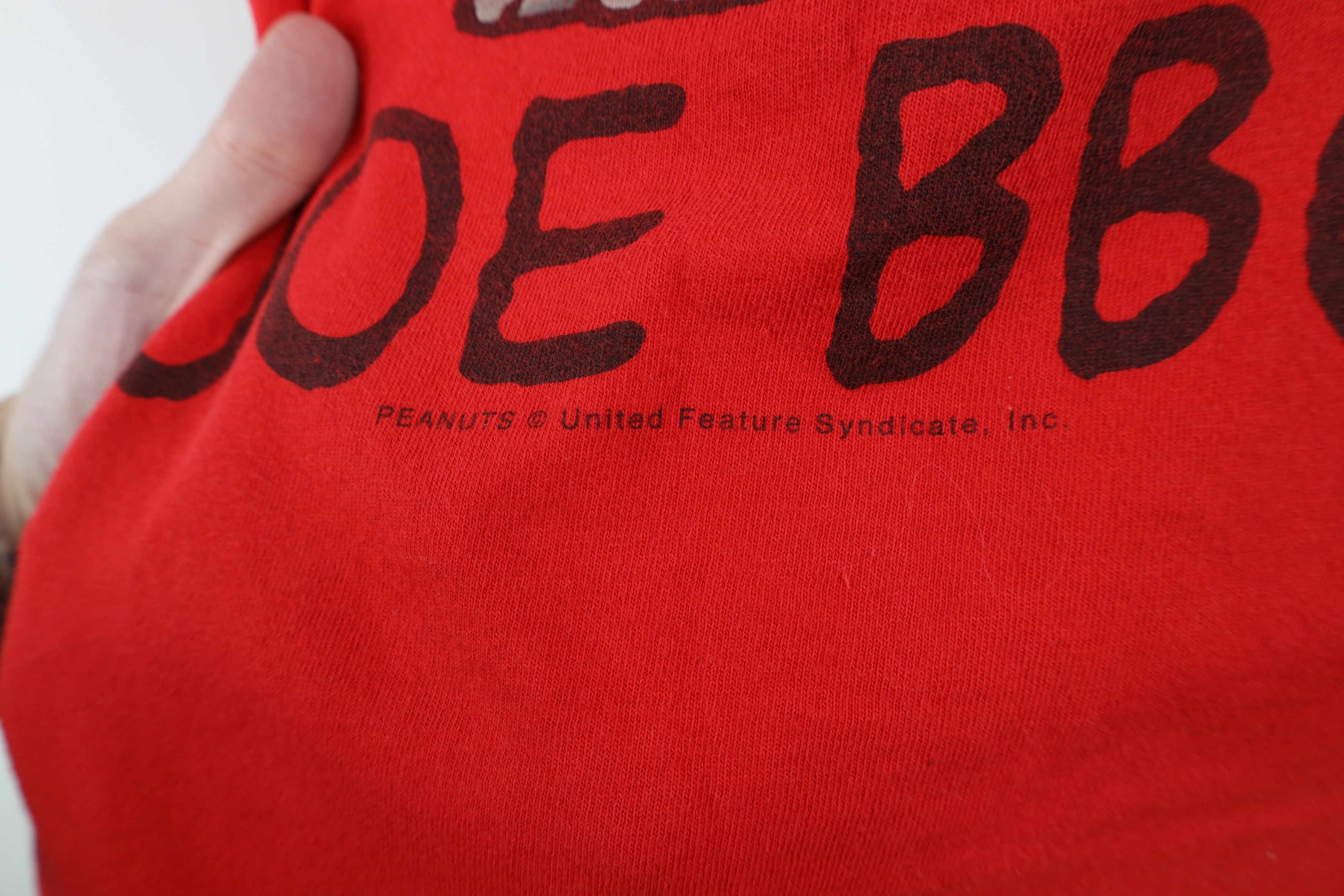 Vintage Vintage Peanuts Charlie Brown BBQ Snoopy Dad T-Shirt Red Size US XL / EU 56 / 4 - 5 Thumbnail