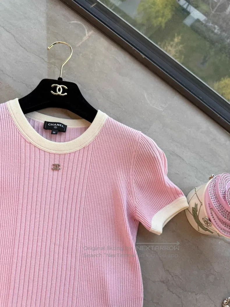 Chanel Chanel 25m beach T-shirt Size XS / US 0-2 / IT 36-38 - 2 Thumbnail