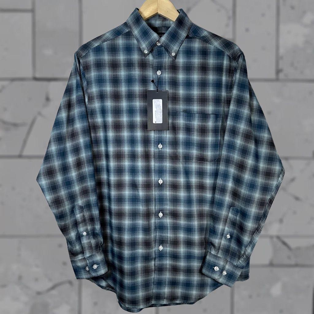 Roundtree & Yorke Roundtree & Yorke Blue Long Sleeve Button-Down Shirt Mens Size S Size US S / EU 44-46 / 1 - 1 Thumbnail