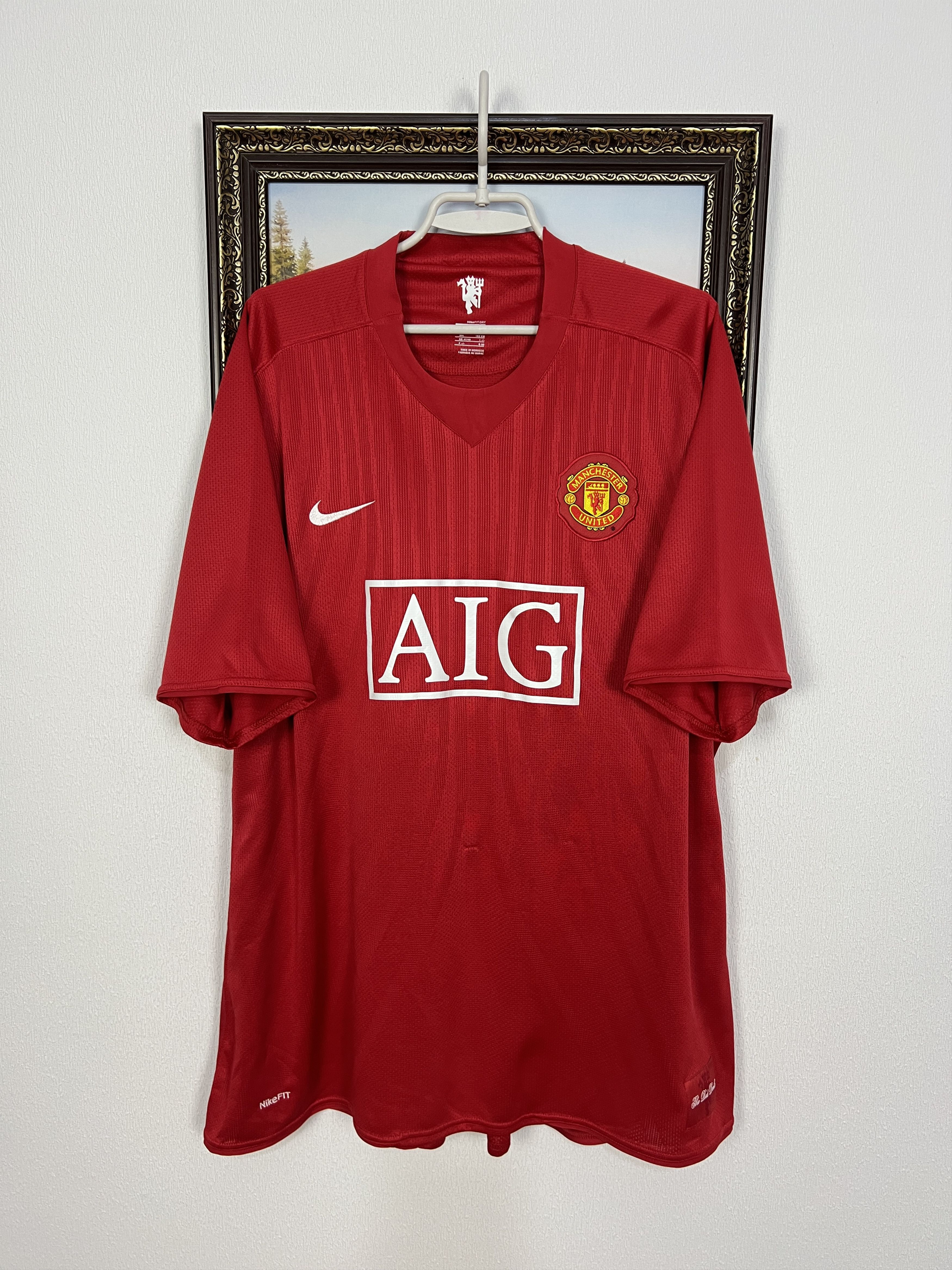Nike Manchester United football shirt Soccer Jersey Trikot Sz 3XL Size US XXL / EU 58 / 5 - 1 Thumbnail