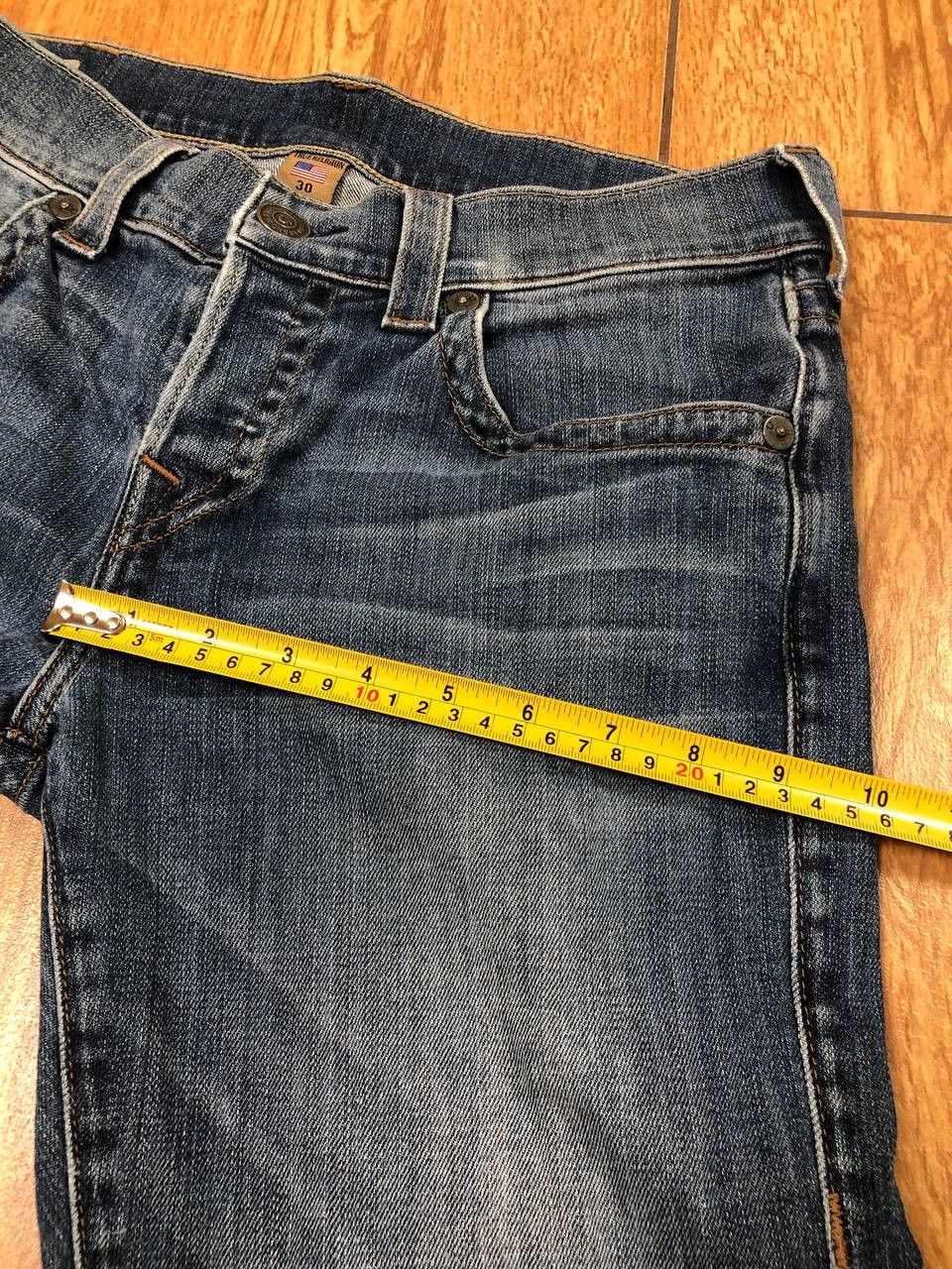 Japanese Brand × True Religion Crazy Crash Dirty Baggy Faded Jean Japan Avant Garde Style Size US 30 / EU 46 - 2 Thumbnail