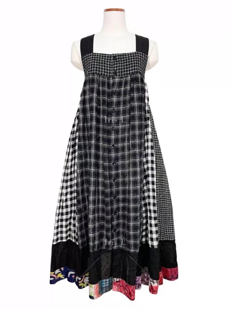 Comme des Garcons Comme Des Garcons Full-body mixed material splicing combin Size S / US 4 / IT 40 - 1 Thumbnail