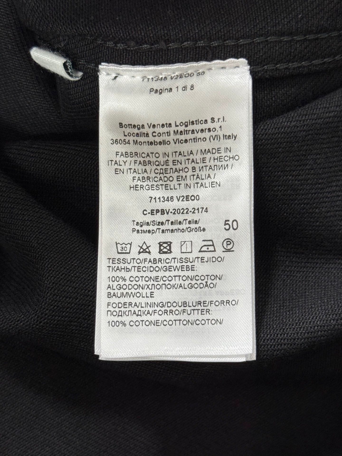 Bottega Veneta black cotton denim jacket for men Size US L / EU 52-54 / 3 - 7 Thumbnail