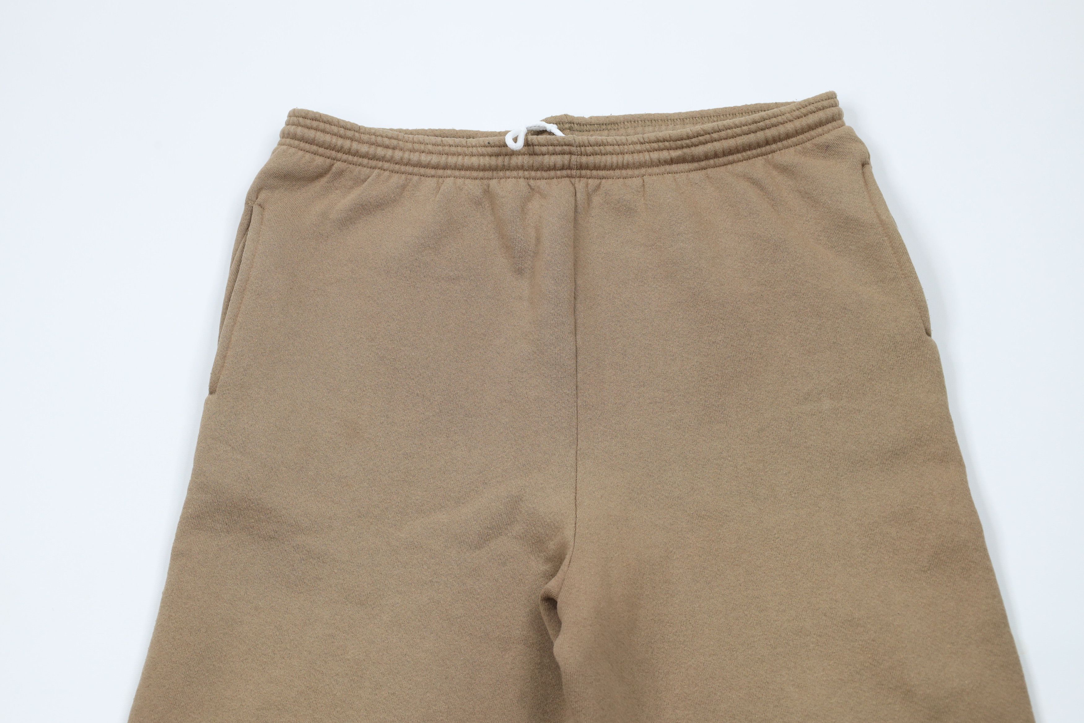 Vintage Vintage 90s Streetwear Blank Sweatpants Pants Khaki Brown Size US 34 / EU 50 - 2 Thumbnail