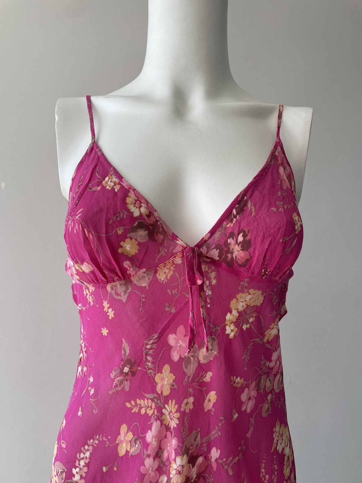 Vintage y2k silk dress Size L / US 10 / IT 46 - 9 Thumbnail