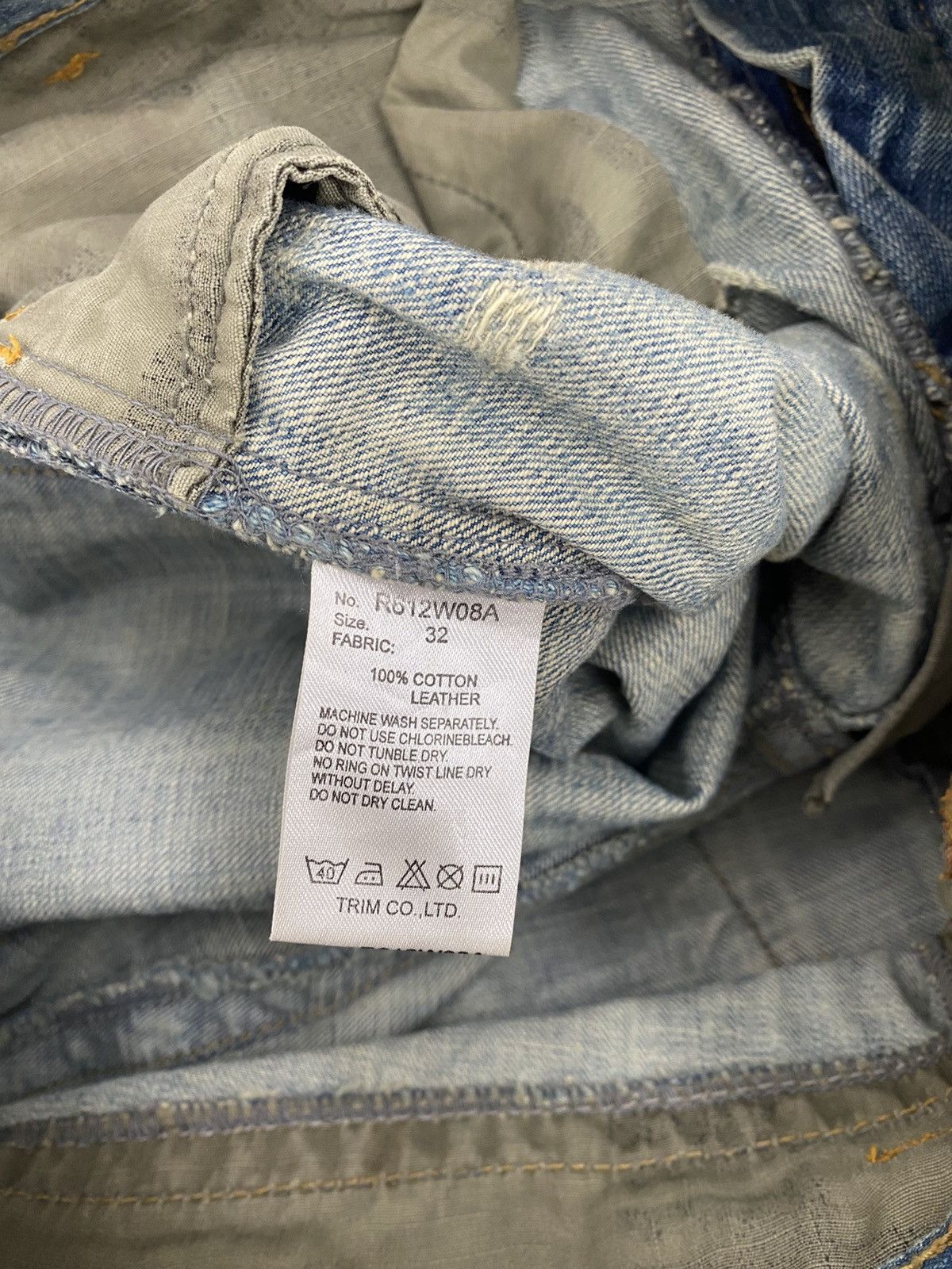 If Six Was Nine × Japanese Brand × Le Grande Bleu (L.G.B.) Army of no mud max distressed jeans Size US 32 / EU 48 - 7 Thumbnail