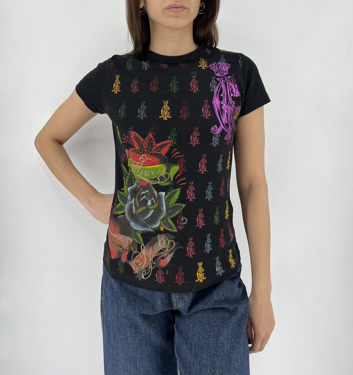 Affliction × Christian Audigier × Ed Hardy Ed Hardy Christian Audigier Affliction Made in USA Tshirt Size XL / US 12-14 / IT 48-50 - 3 Thumbnail