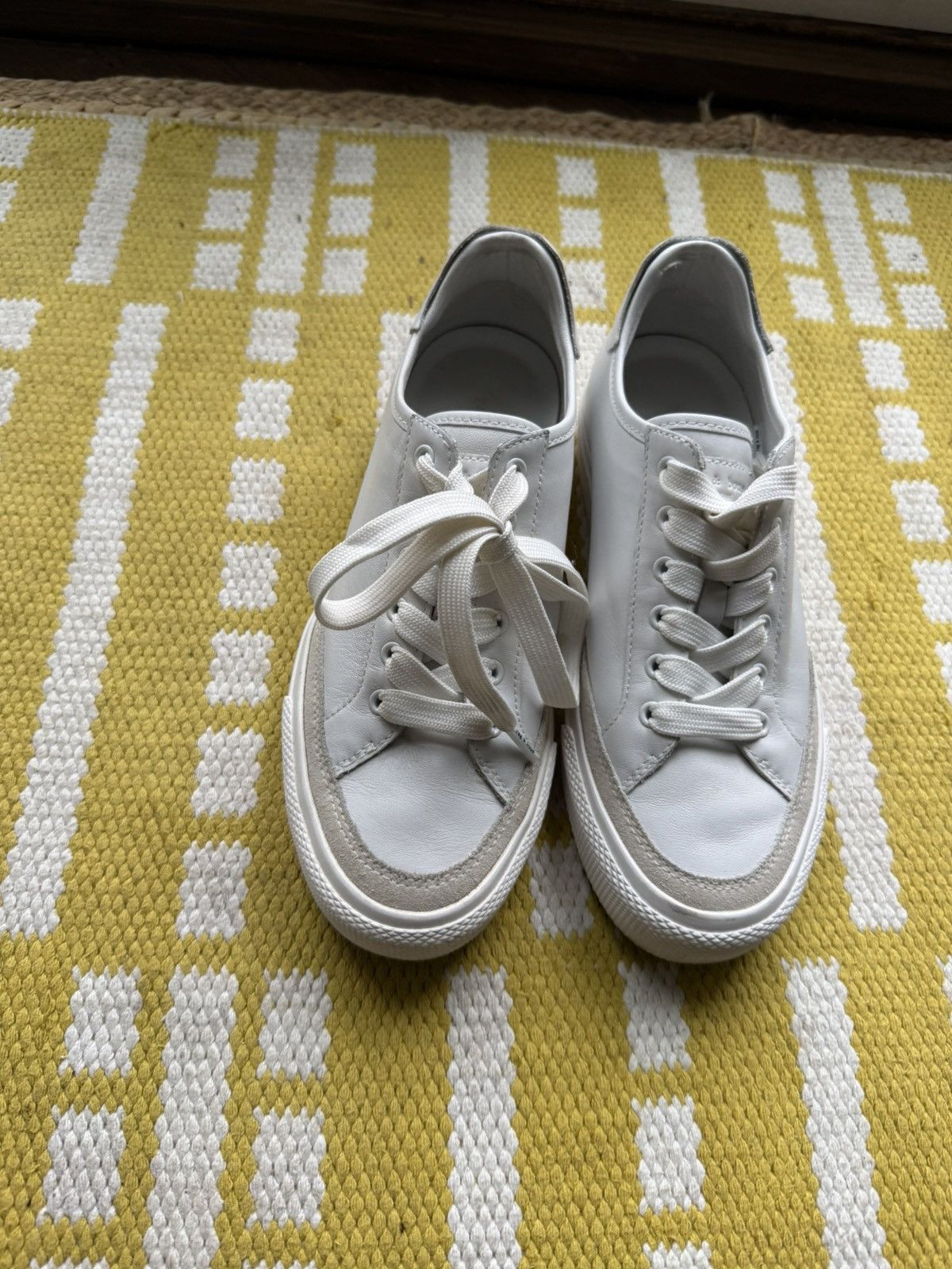 Rag & Bone Rag & Bone Army White Low Top Sneakers Size US 8 / IT 38 - 3 Thumbnail
