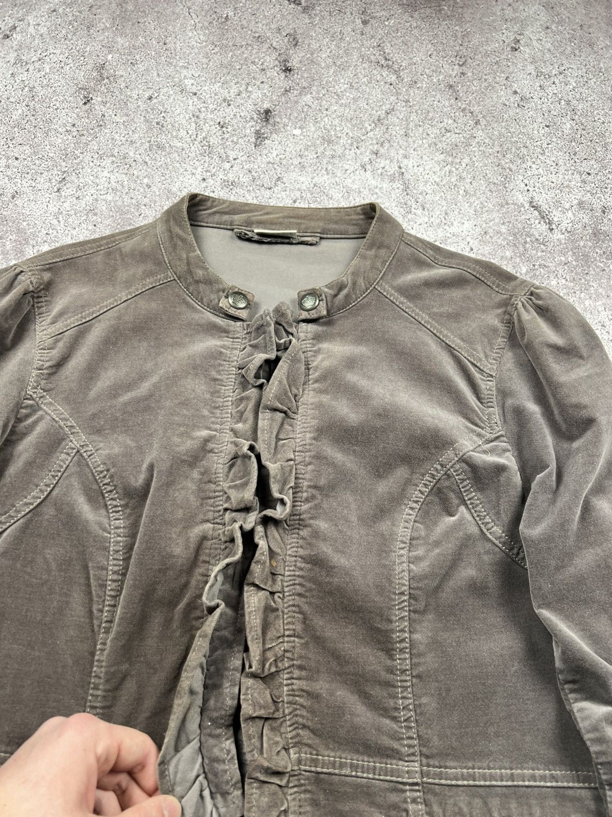 Japanese Brand Vintage Y2K Japanese Flared Napoleon Style Blazer Jacket Size XL / US 12-14 / IT 48-50 - 5 Thumbnail
