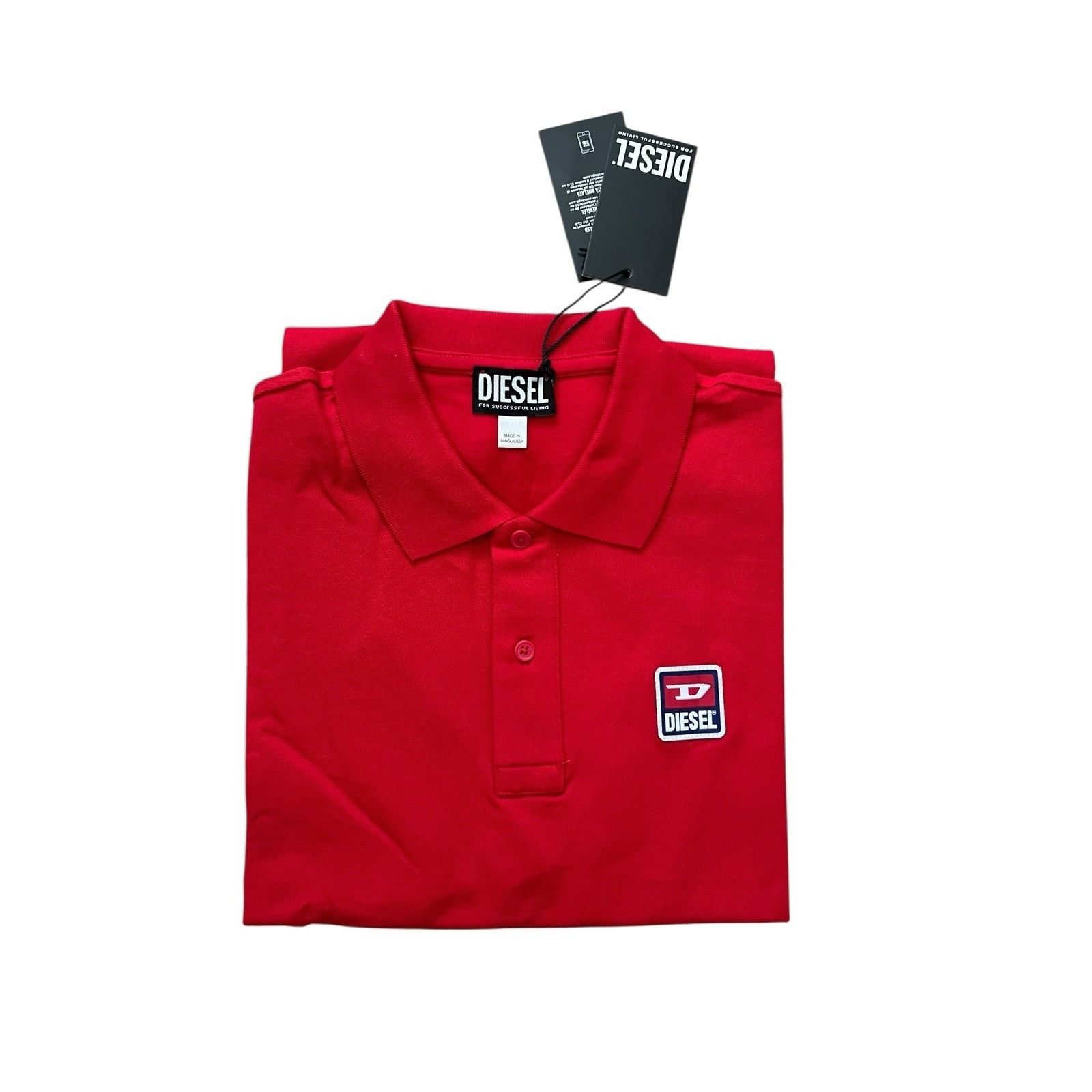 Diesel Diesel Mens T-Smith Polo Shirt Red $110 Size M Size US M / EU 48-50 / 2 - 4 Thumbnail