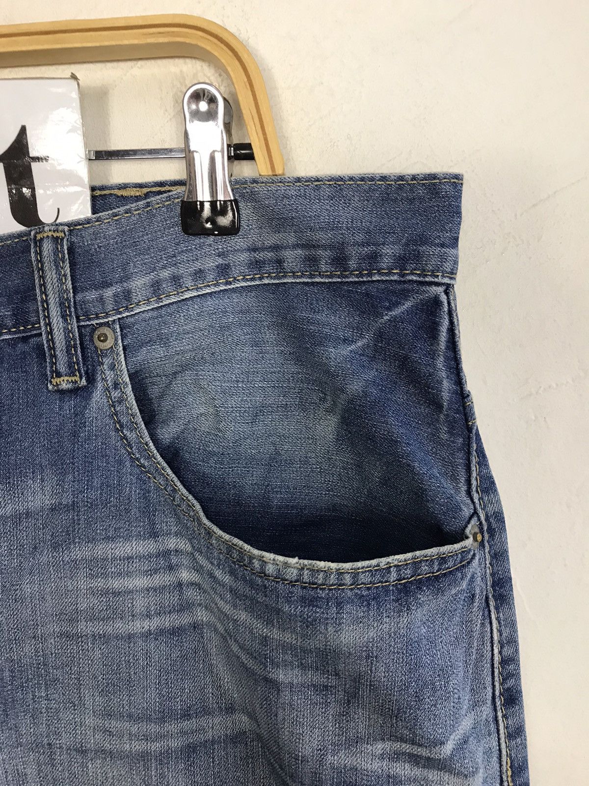 Japanese Brand × Levi's Vintage Levi’s 569 Workwear Short Pants Zipper Style Size US 38 / EU 54 - 5 Thumbnail