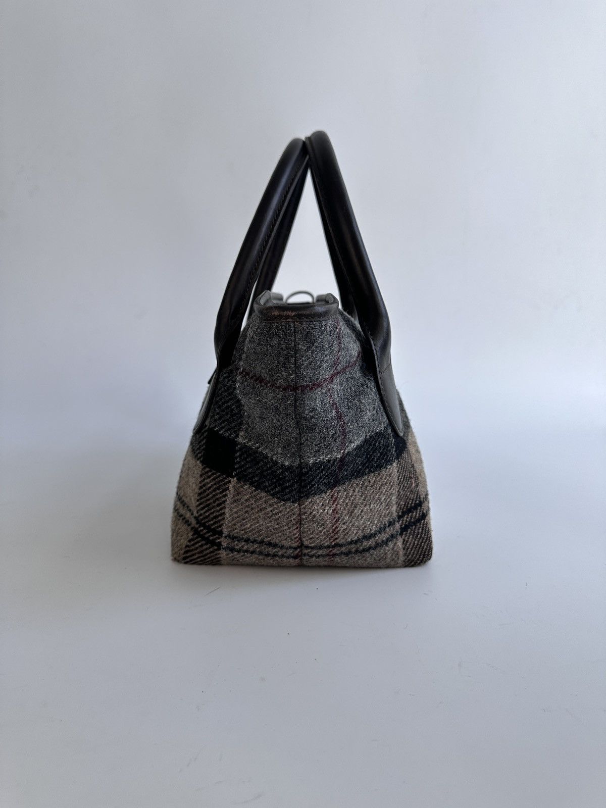 Barbour Barbour Winter Tartan Wool Tote Bag Plaid Check Handbag Size ONE SIZE - 6 Thumbnail