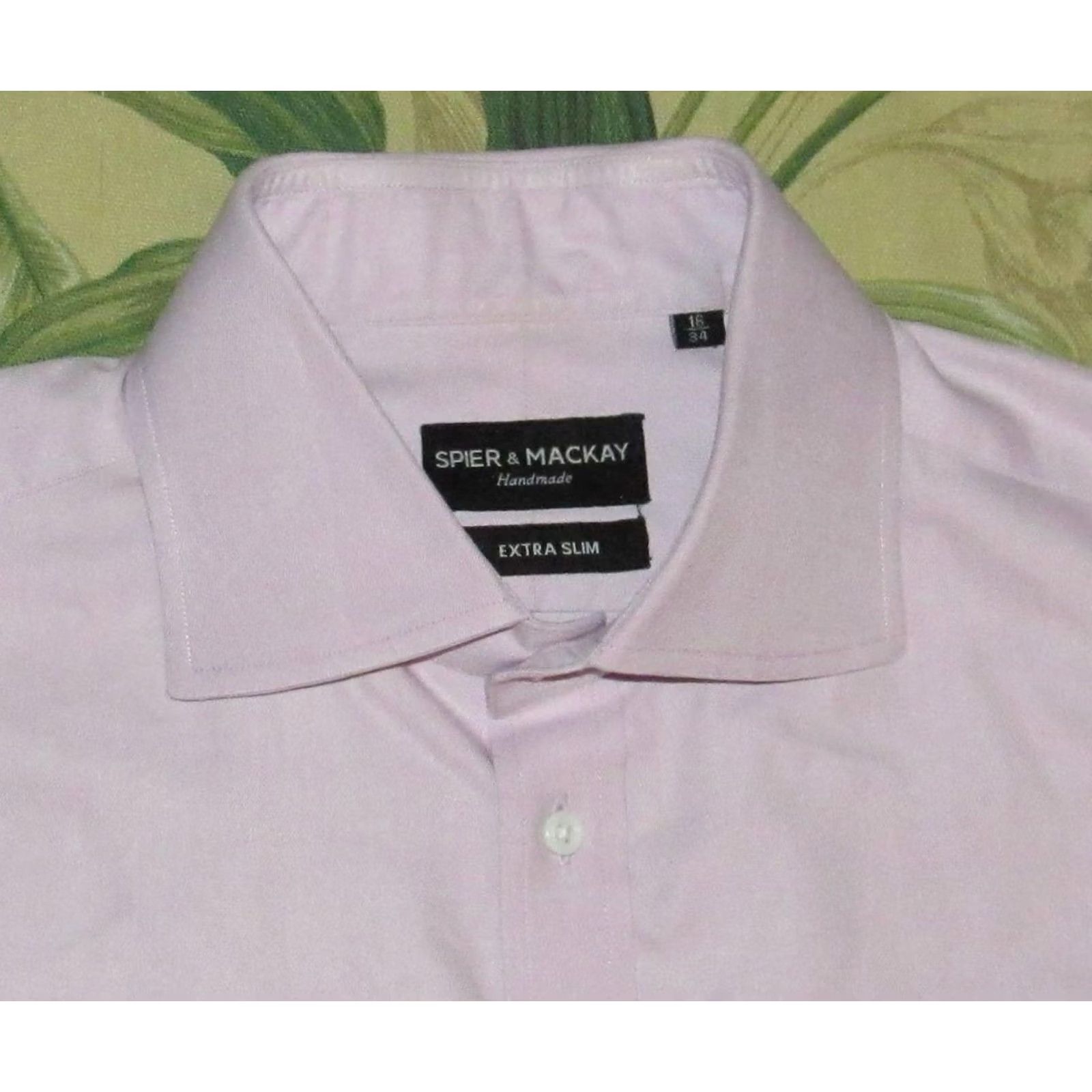 Vintage Spier & Mackay Purple Long Sleeve Button Down Shirt Extra Slim 16 - 34 Mens Size US L / EU 52-54 / 3 - 2 Thumbnail