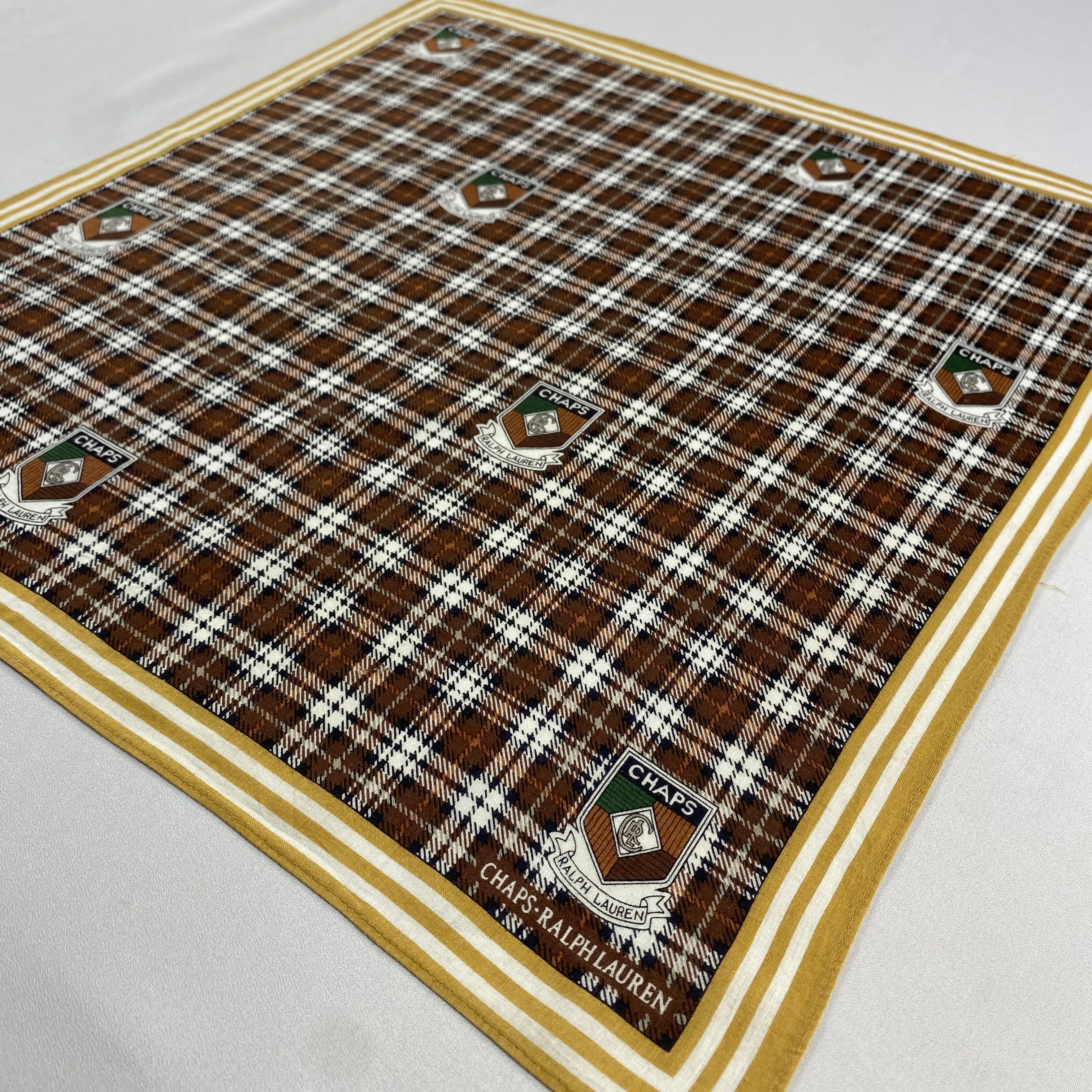 Chaps Ralph Lauren × Vintage Chaps Ralph Lauren Handkerchief / Neckerchief-P785 Size ONE SIZE - 2 Thumbnail