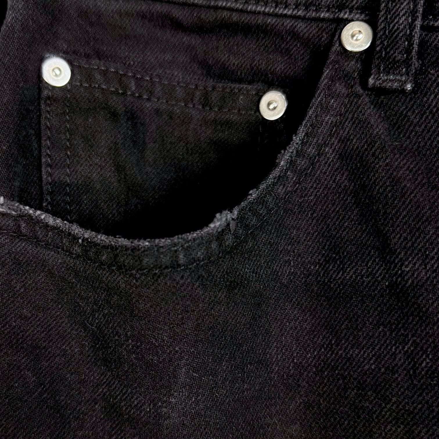 Sandro Men's Sandro Wide Straight Denim Jeans 32x30 $390 Retail Size US 32 / EU 48 - 4 Thumbnail