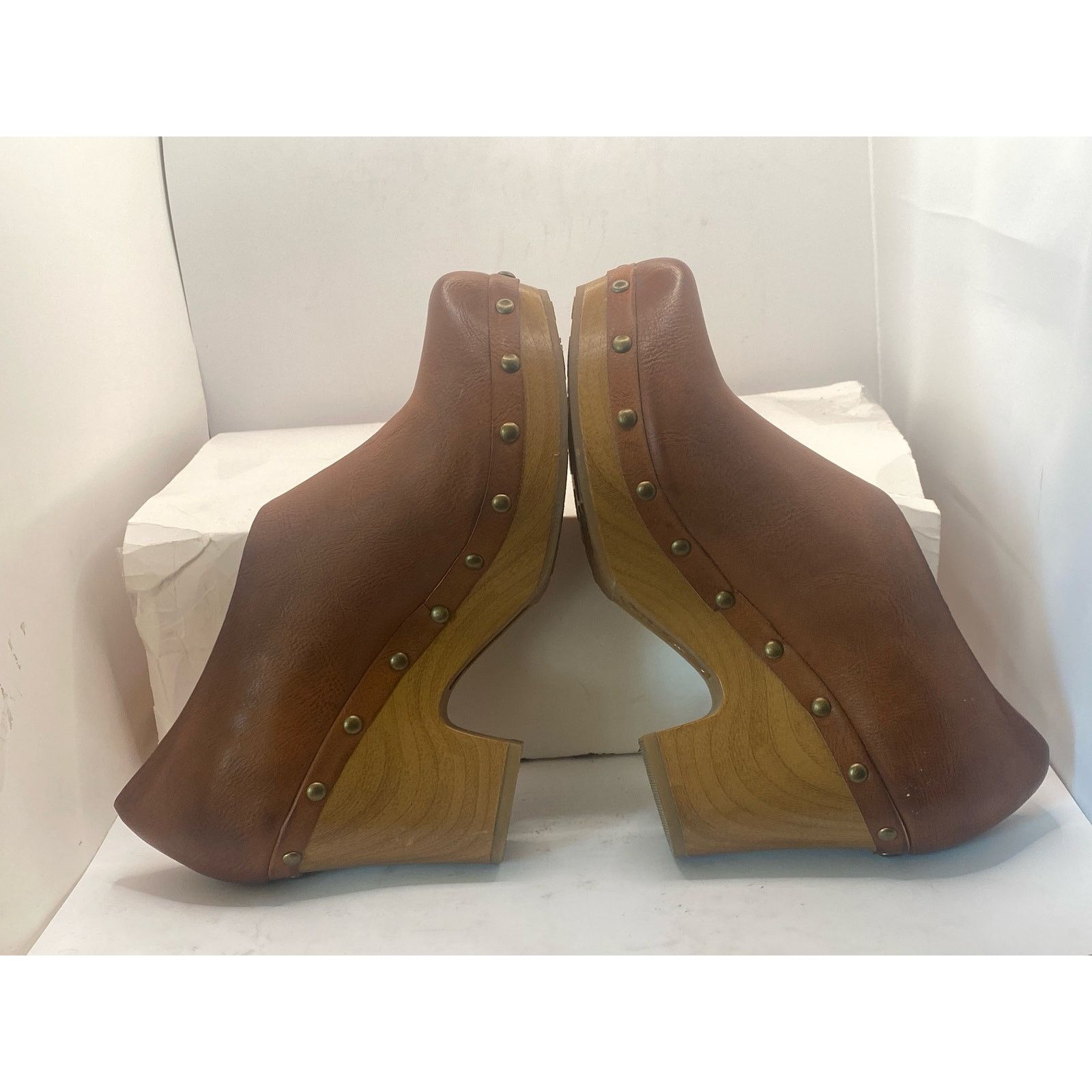 Kork-Ease Korks Tan Arielle Wood Sole d'Orsay Pump (Women), Size 7 Size US 7 / IT 37 - 6 Thumbnail