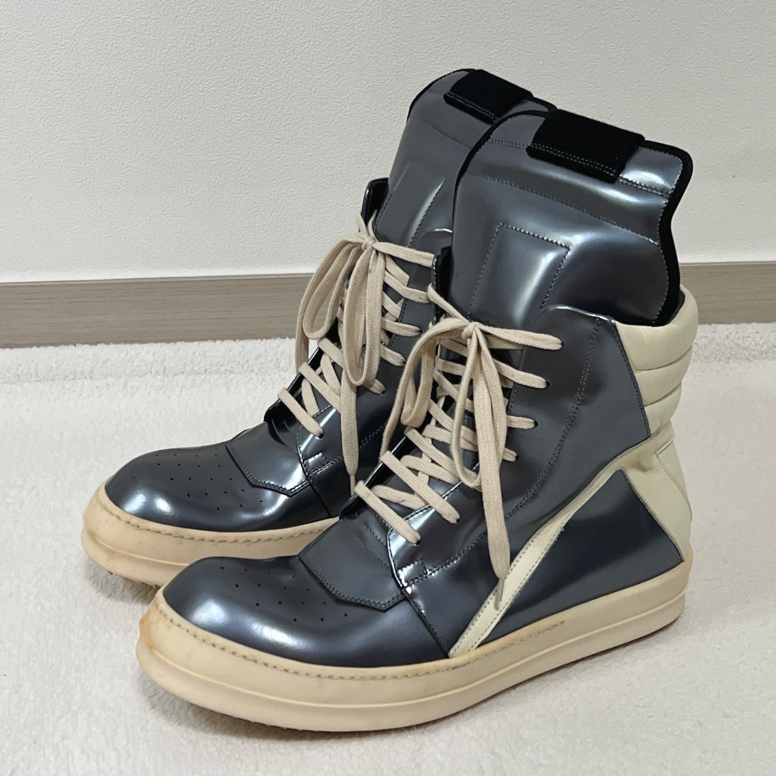 Rick Owens SS19 Babel Geobasket Bluejay | Grailed