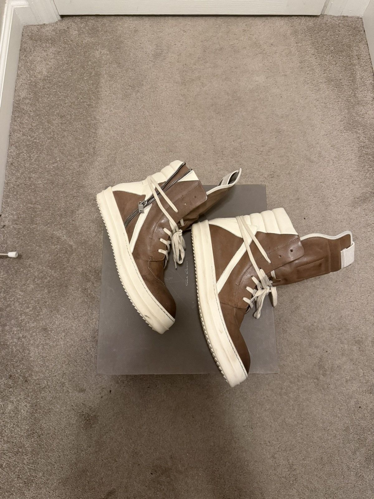 Rick Owens Rick Owens Geobaskets Size US 11 / EU 44 - 1 Thumbnail
