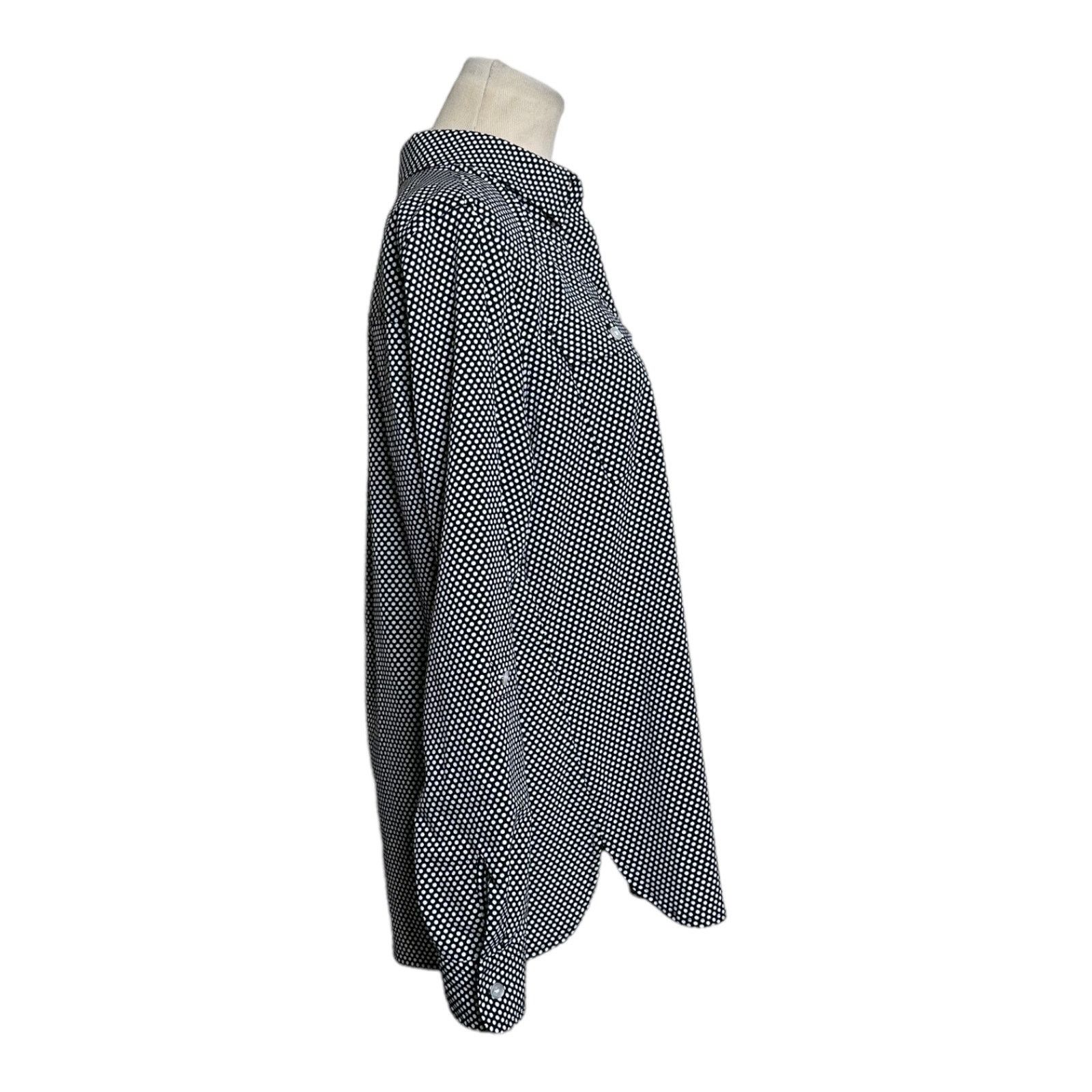 Jones New York Jones New York black white polka dots buttoned shirt size M Size M / US 6-8 / IT 42-44 - 7 Thumbnail
