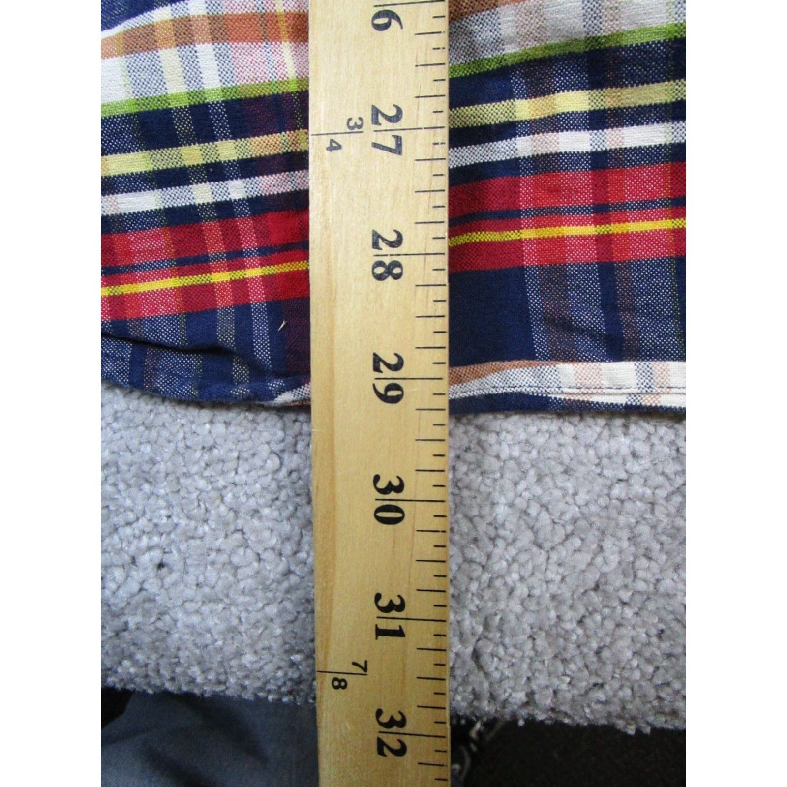 Vintage VINTAGE L.L. Bean Flannel Shirt Plaid Mens XL Tall Blue Red Beige Cotton Button-Up Size US XL / EU 56 / 4 - 8 Thumbnail