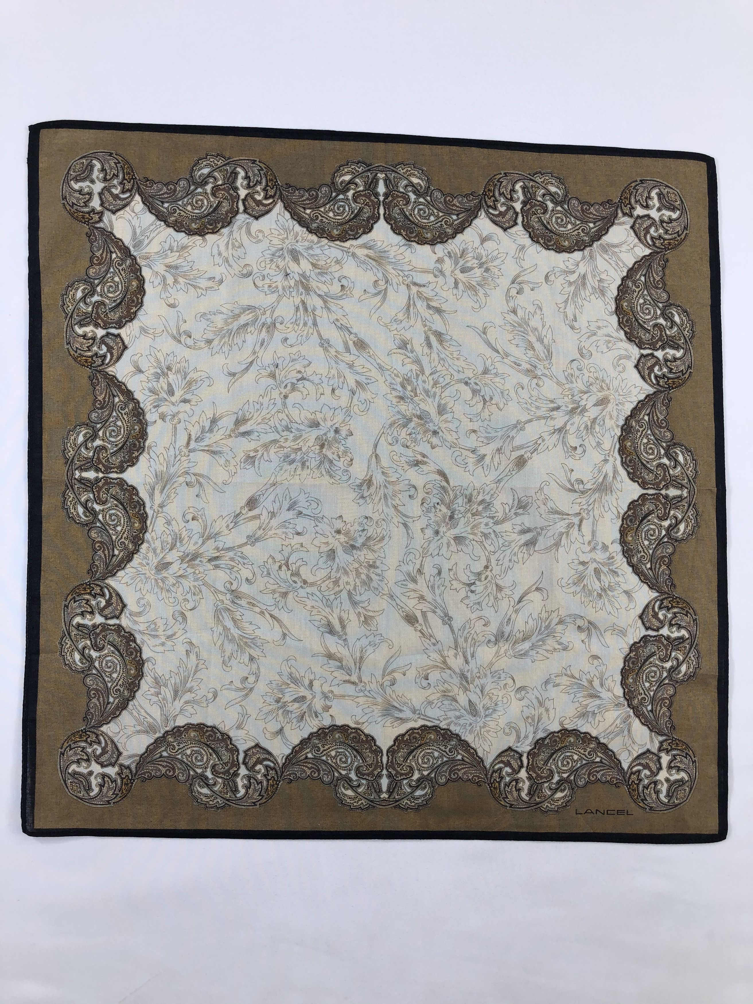 Lancel × Vintage Lancel Paislee Handkerchief / Bandana / Neckerchief Size ONE SIZE - 2 Thumbnail
